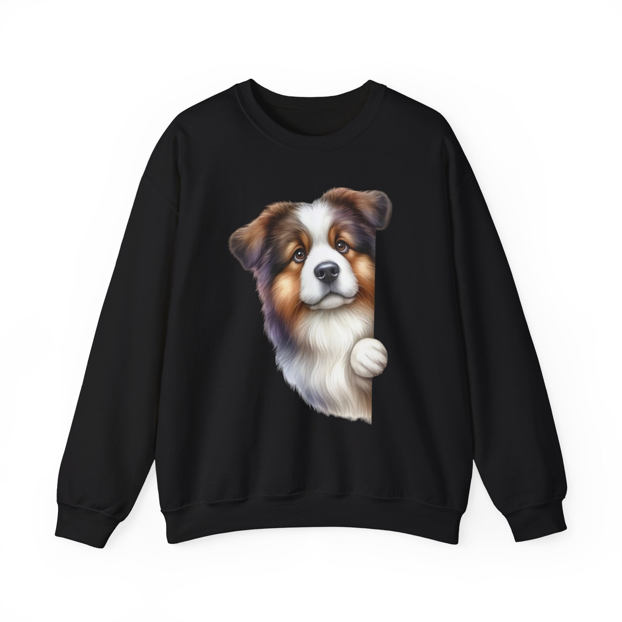29 Sweatshirt - Australian Shepherd Peekaboo Sweatshirt – Cute Aussie Dog Design