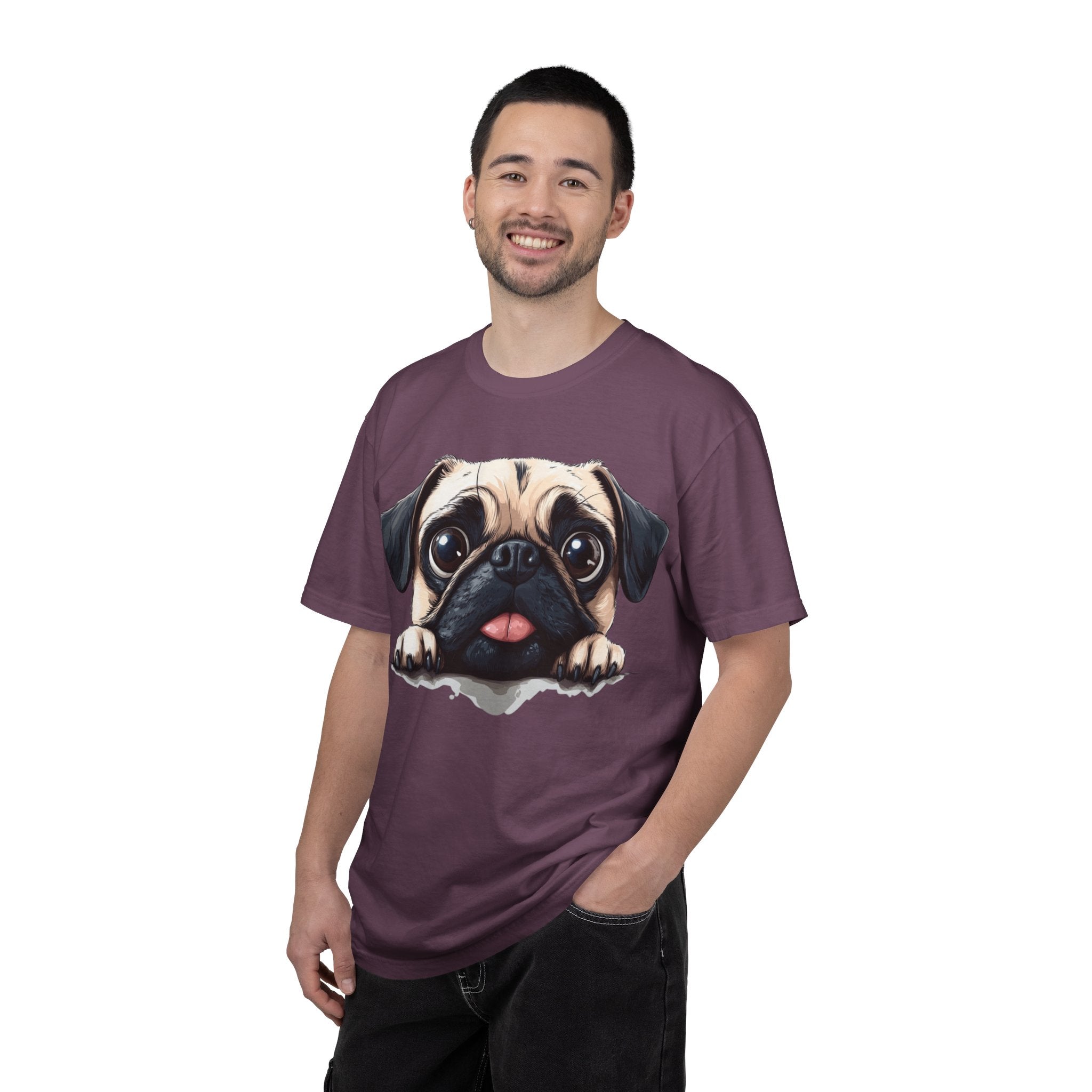 25 Tee - Puppy Charm Portrait Tee – Unisex Dog Lover Graphic T-Shirt