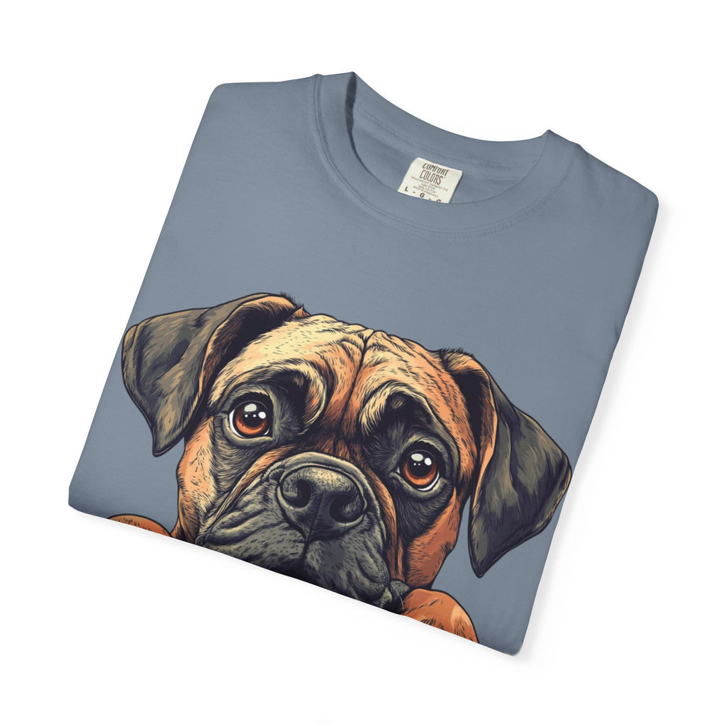 Curious Pup Portrait Tee – Unisex Dog Lover Graphic T-Shirt