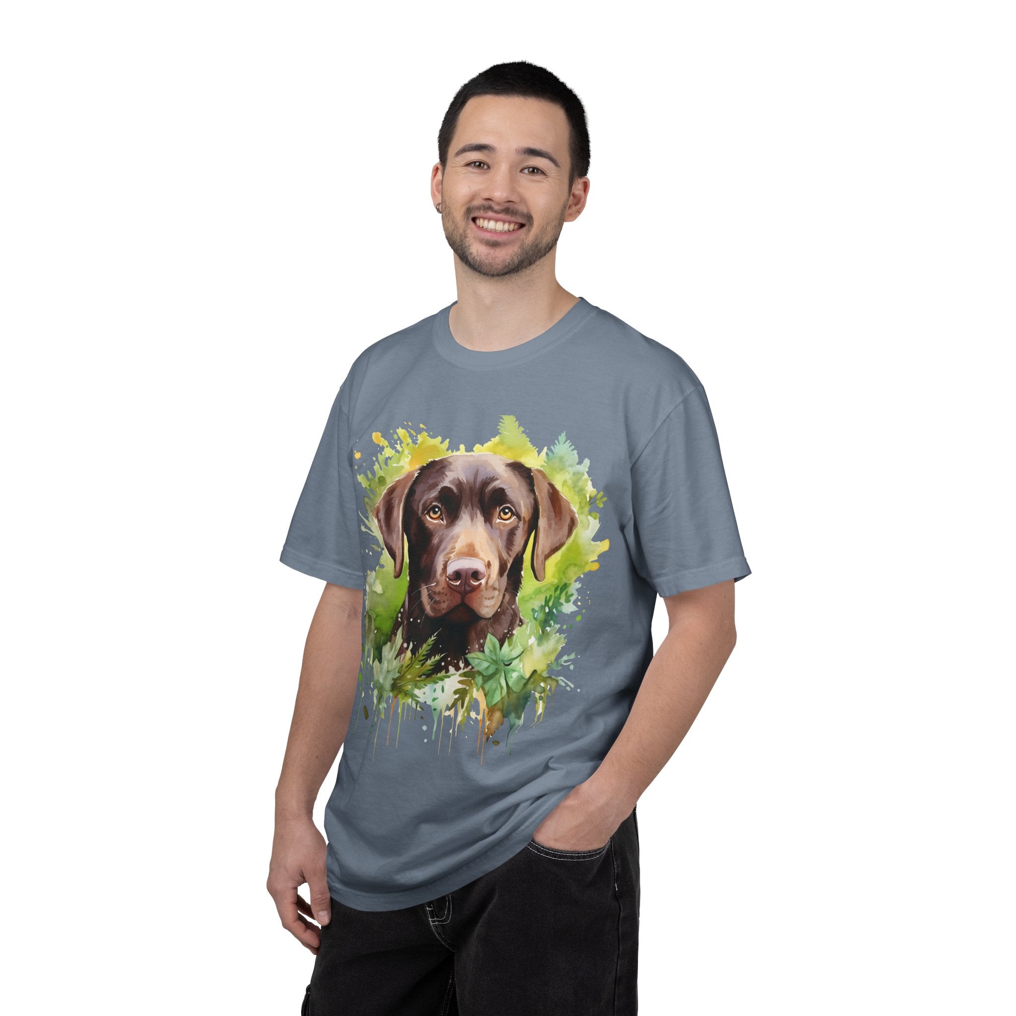 Floral Pup Tee – Unisex Dog Lover Graphic T-Shirt