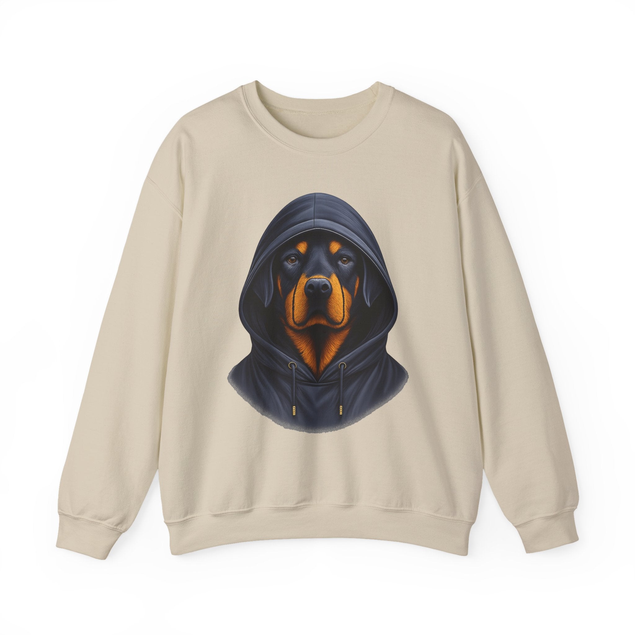 39 Sweatshirt -Rottweiler Hoodie Sweatshirt | Strong Dog Crewneck | Rottweiler Graphic Sweatshirt | Guard Dog Apparel | Wildsyde Apparel