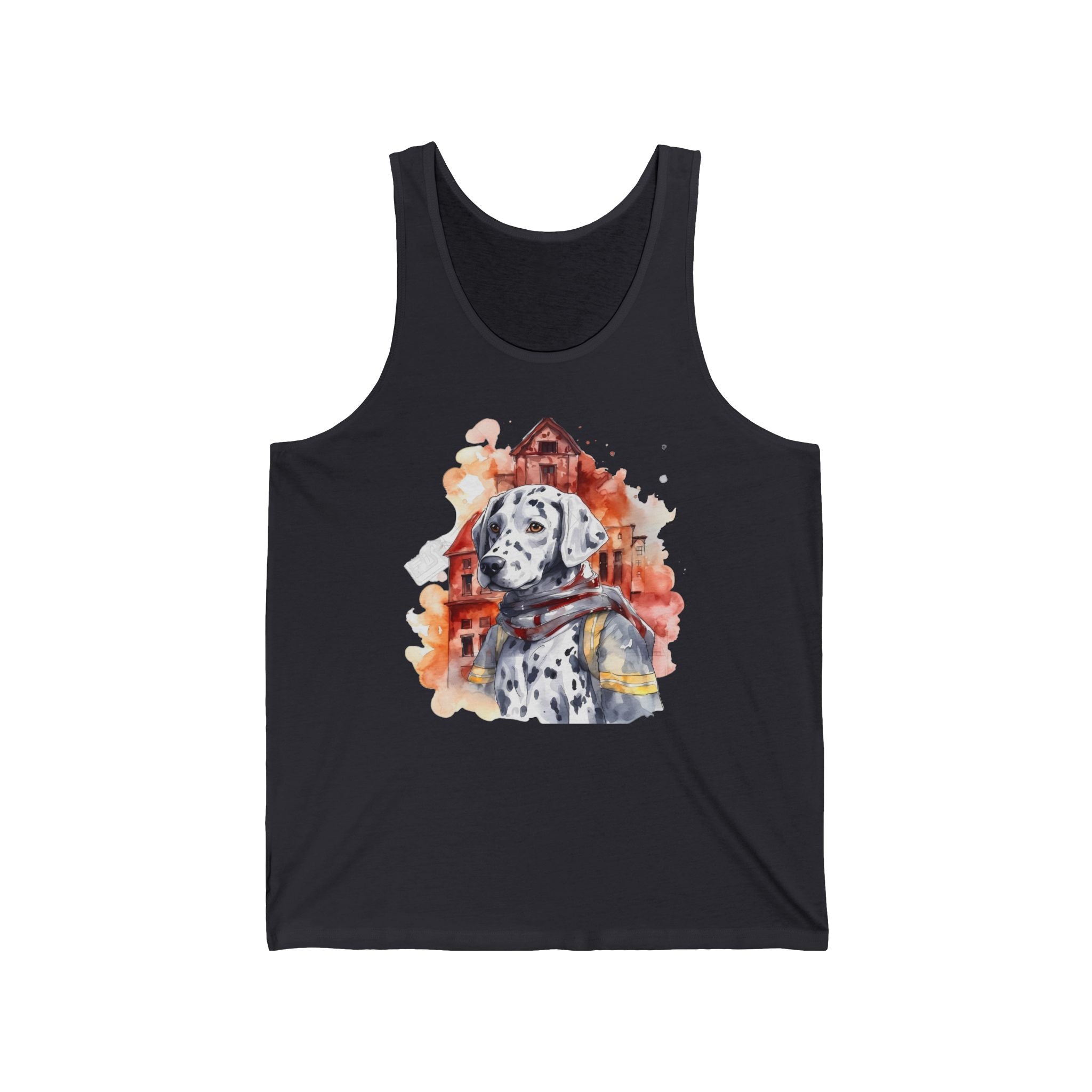 36 Tank - Hero Dalmatian Fire Dog | Wildsyde Dog Tank Top
