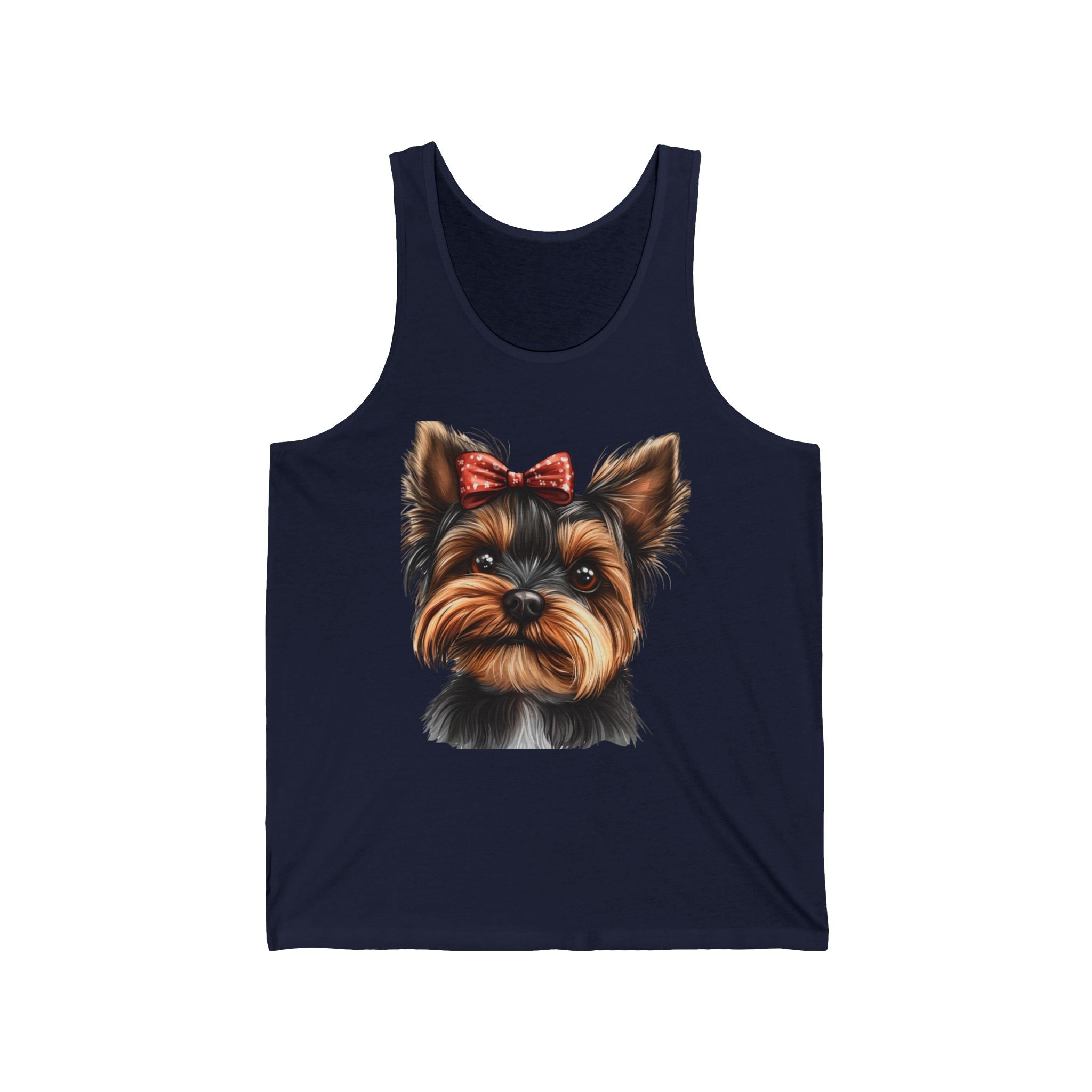 30 Tank - Yorkshire Terrier Portrait | Cute Yorkie Dog Tank Top