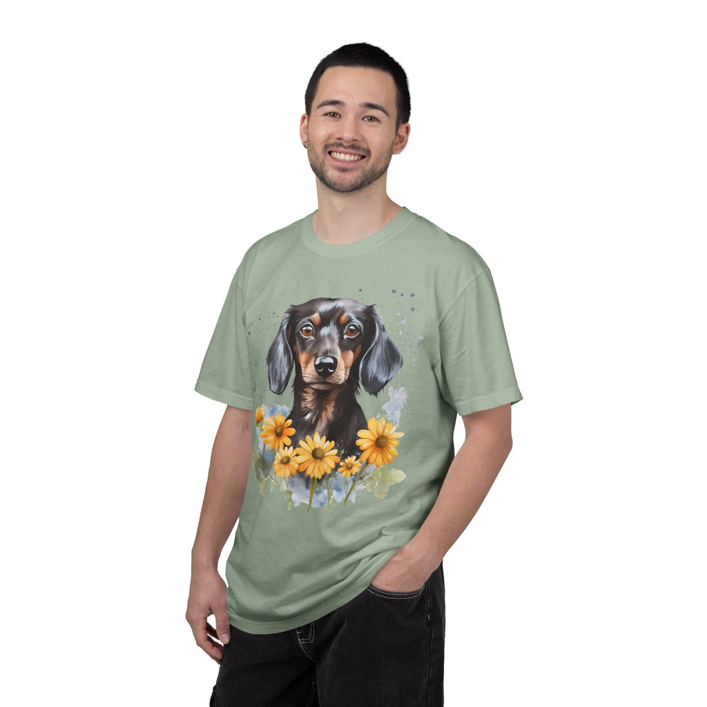 Petals & Paws Tee – Unisex Dog Lover Graphic T-Shirt