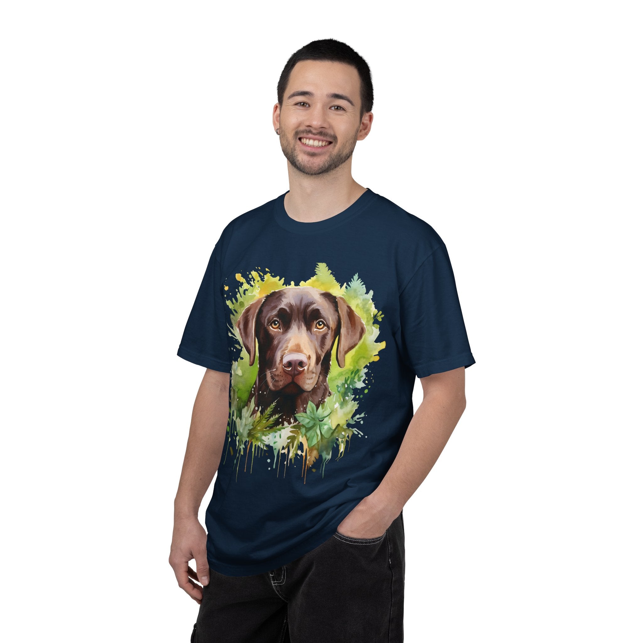 Floral Pup Tee – Unisex Dog Lover Graphic T-Shirt