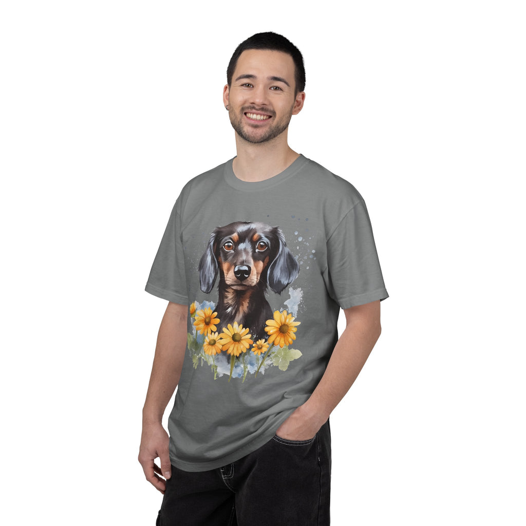 Petals & Paws Tee – Unisex Dog Lover Graphic T-Shirt