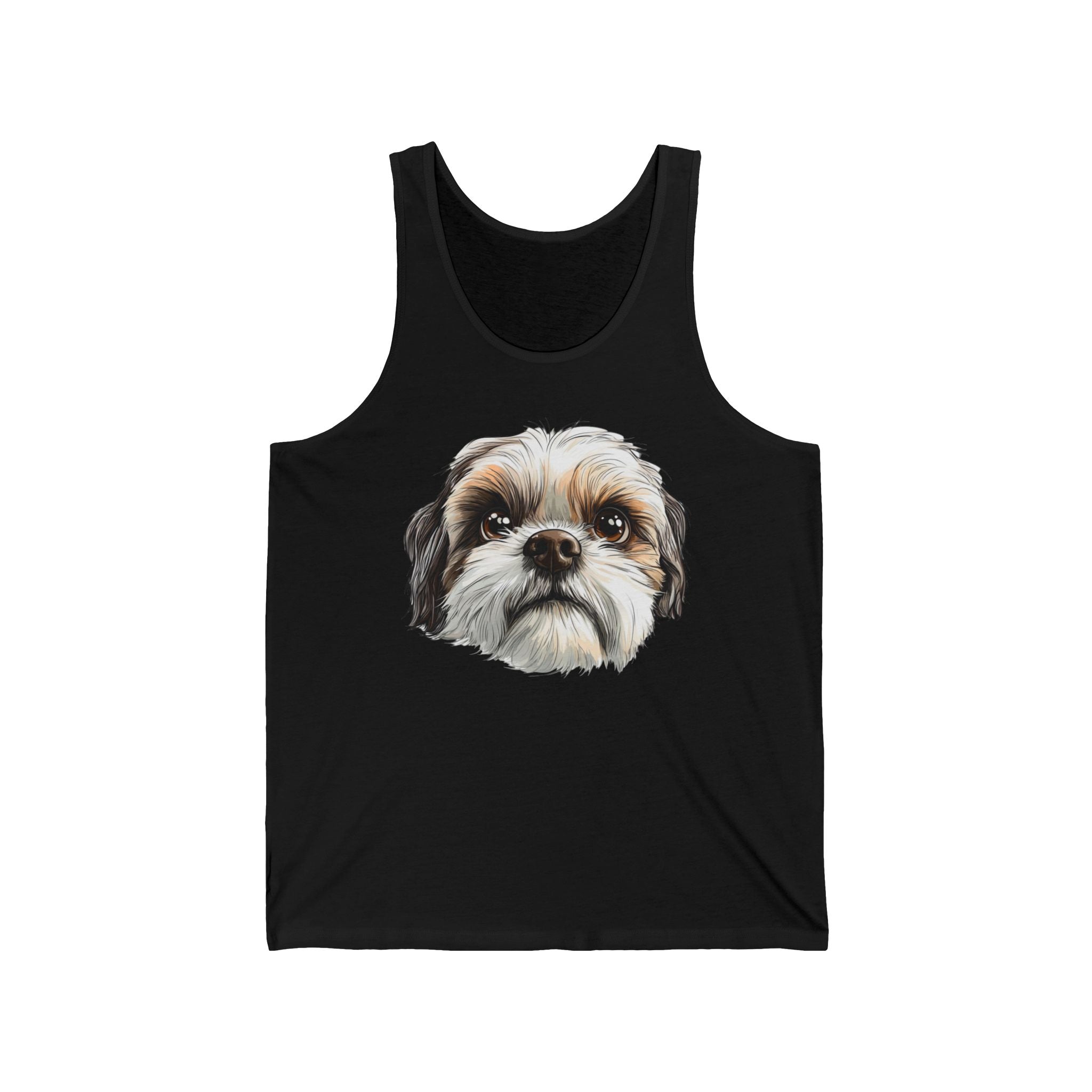 26 Tank - Shih Tzu Portrait | Cute Shih Tzu Dog Tank Top