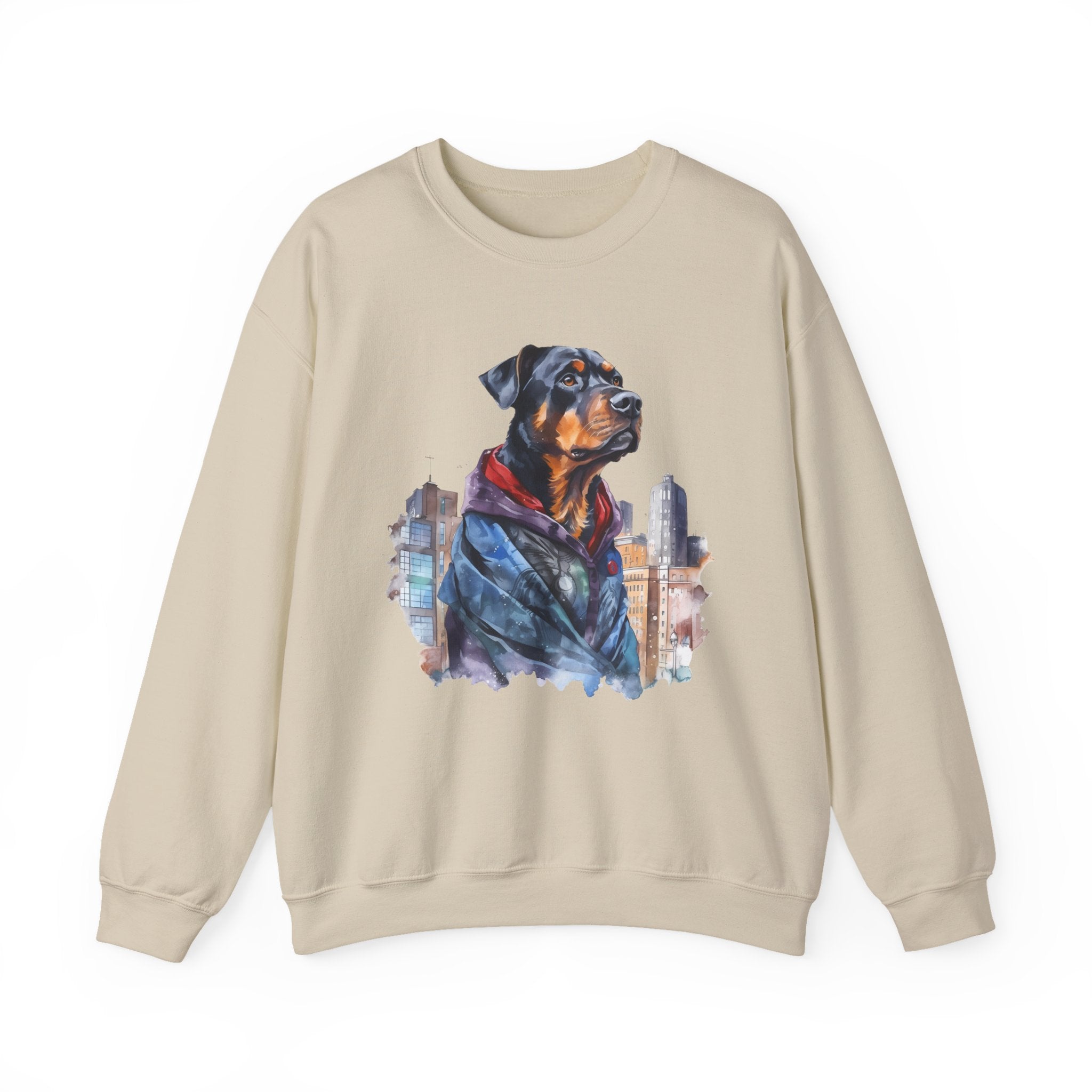 45 Sweatshirt - Rottweiler Streetwear Sweatshirt | Urban Rottie Crewneck | Cool Dog Apparel | Rottweiler Lover Gift | Wildsyde Apparel