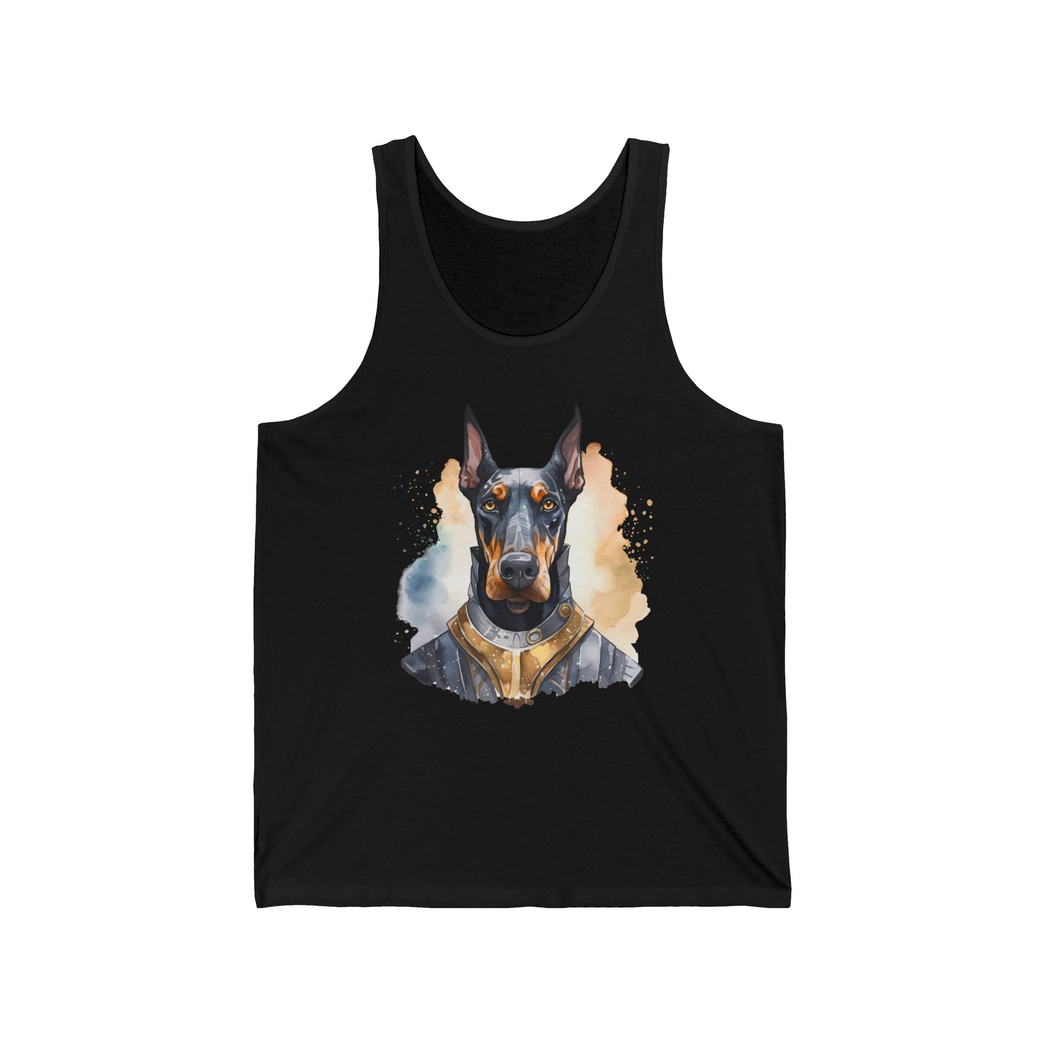 16 Tank - Doberman Pinscher Portrait | Strong Breed Dog Tank Top