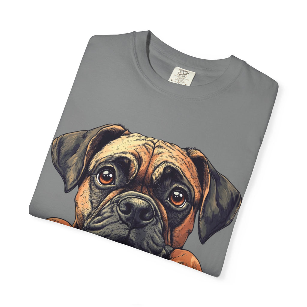 Curious Pup Portrait Tee – Unisex Dog Lover Graphic T-Shirt
