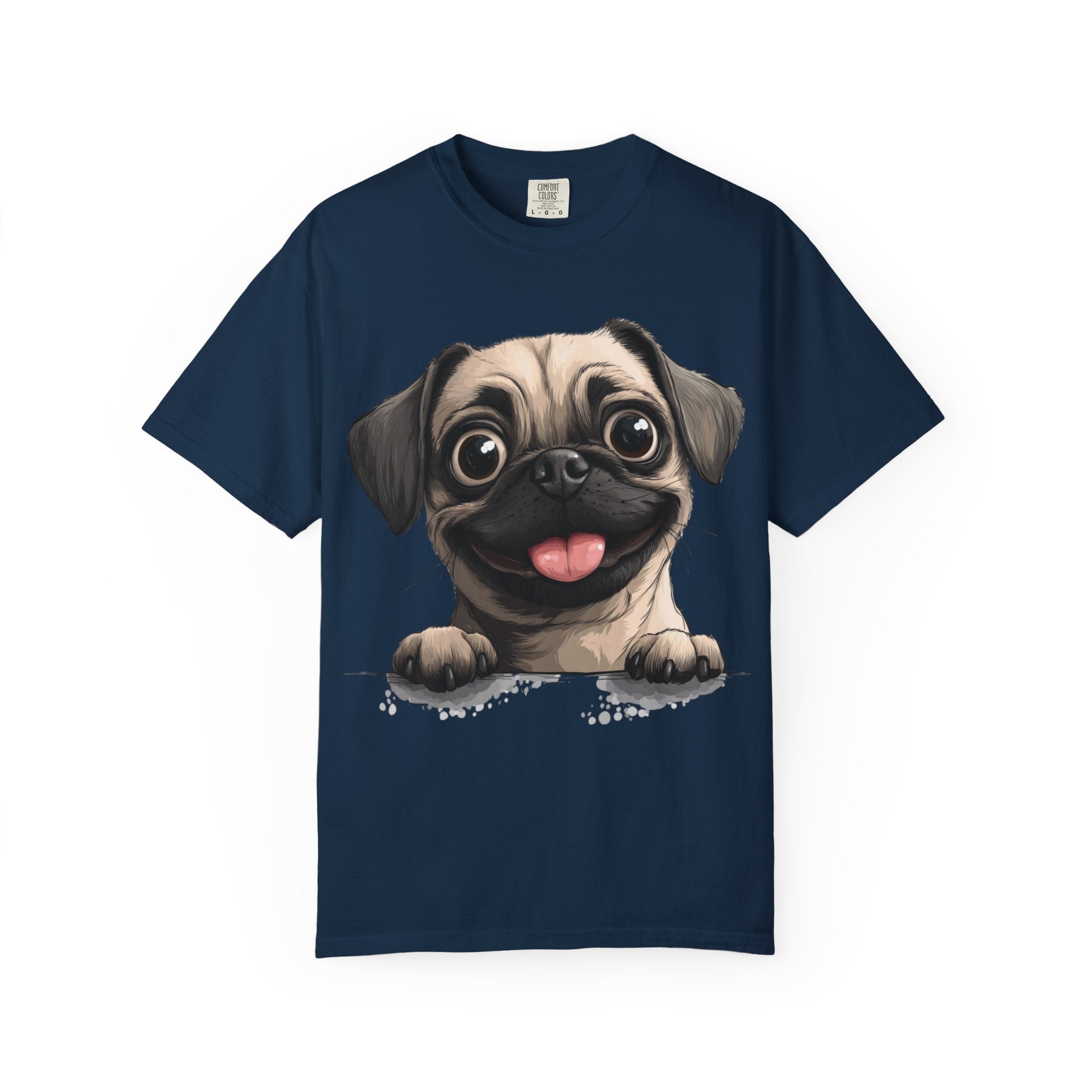 Happy Pup Portrait Tee – Unisex Dog Lover Graphic T-Shirt