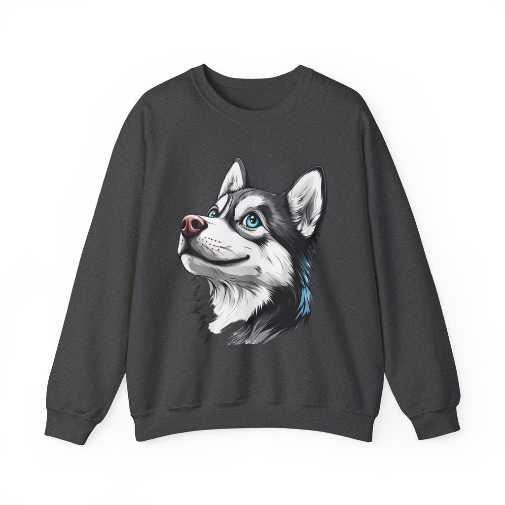 27 Sweatshirt - Siberian Husky Portrait T-Shirt