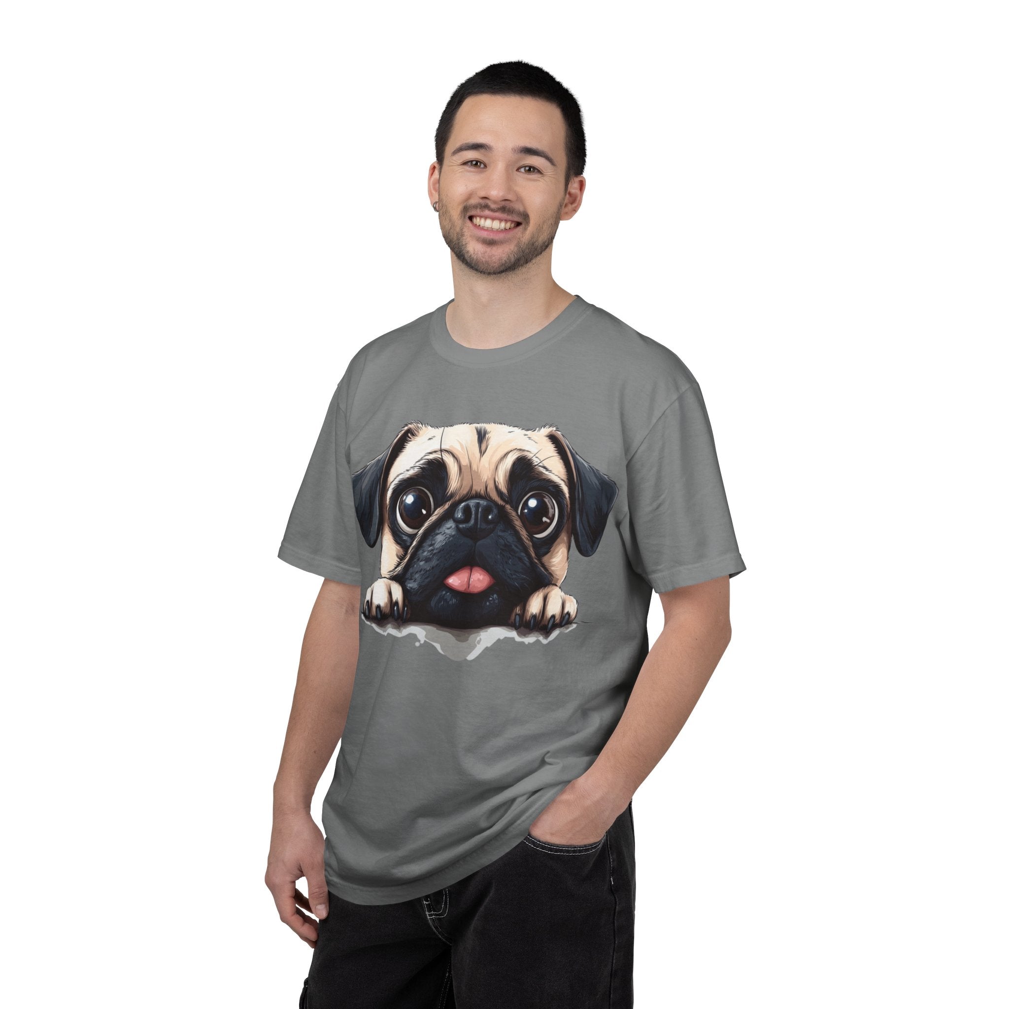 25 Tee - Puppy Charm Portrait Tee – Unisex Dog Lover Graphic T-Shirt