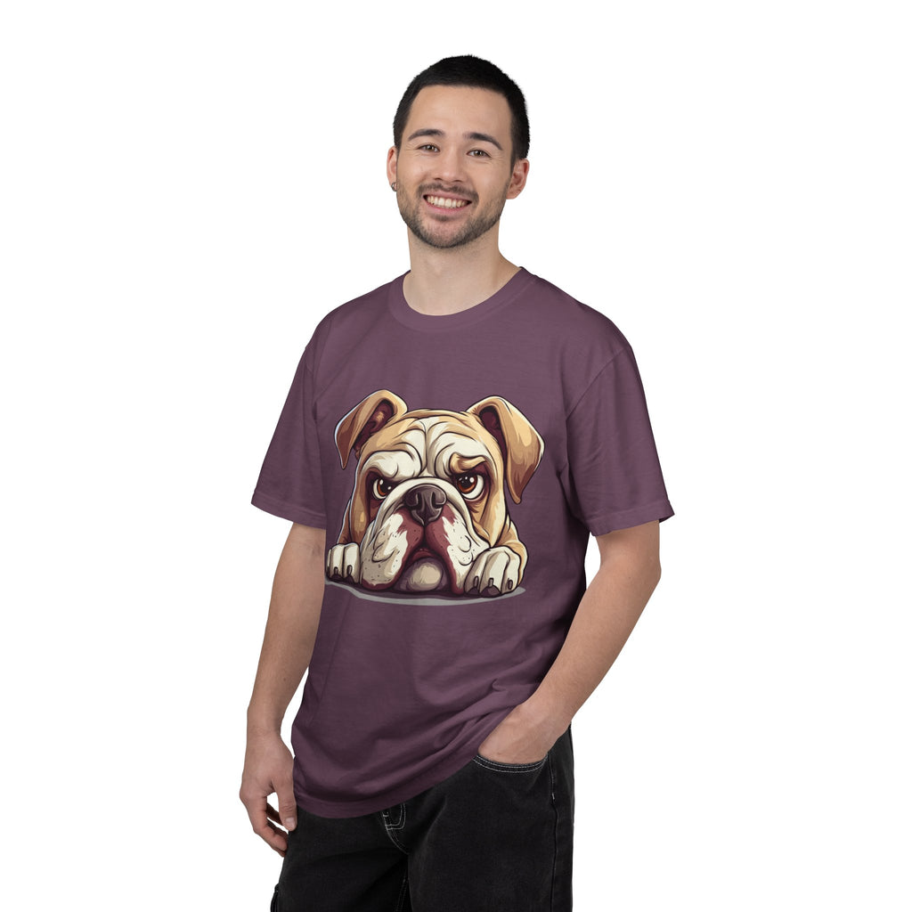 40 Tee - Grumpy Pup Portrait Tee – Unisex Dog Lover Graphic T-Shirt