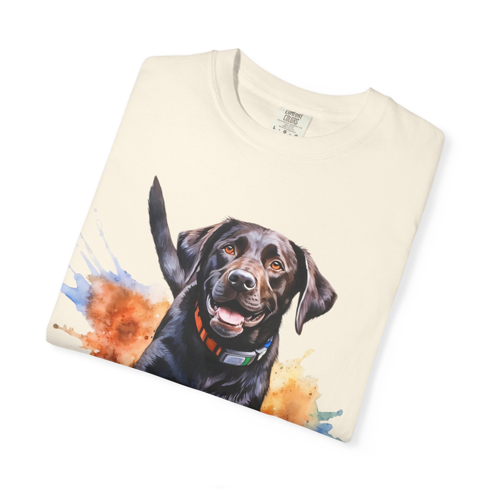 Happy Run Labrador Tee – Unisex Dog Lover Graphic T-Shirt