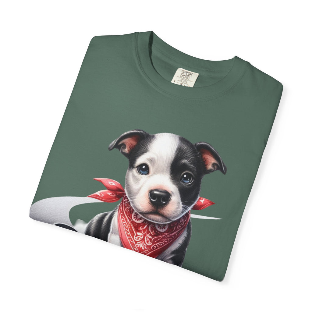 28 Tee - Skater Pup Portrait Tee – Unisex Dog Lover Graphic T-Shirt
