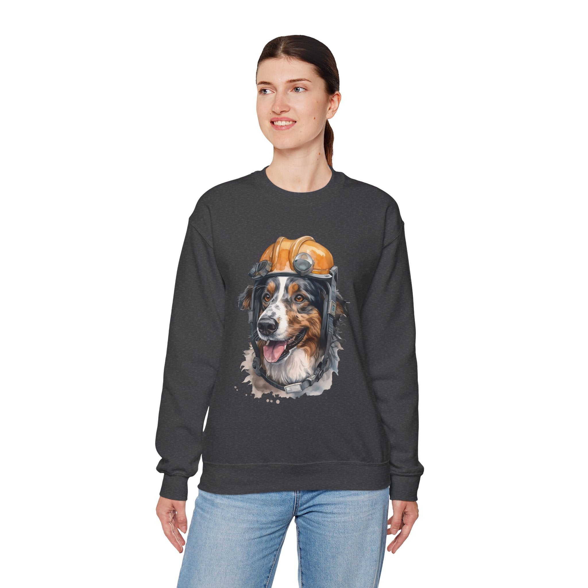 15 Sweatshirt - Adventure Australian Shepherd Pilot Dog Sweatshirt