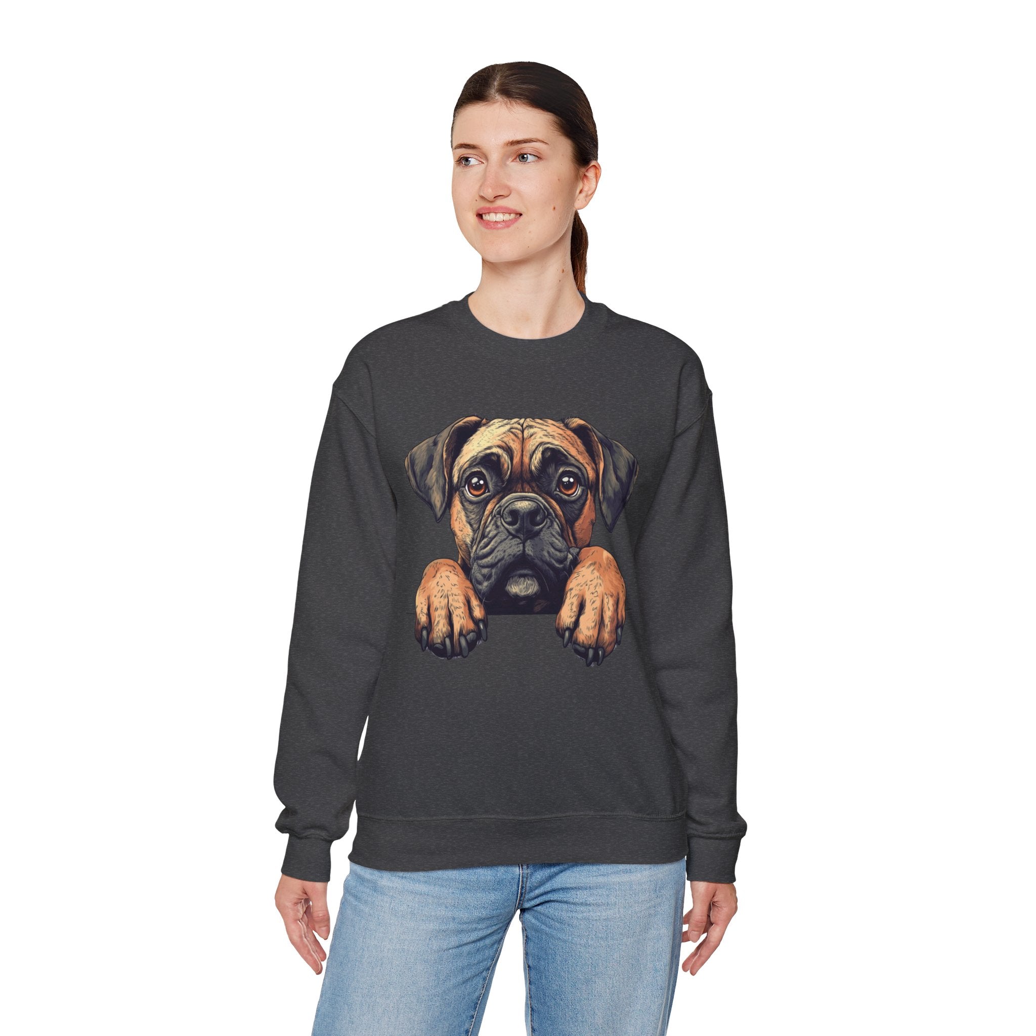 35 Sweatshirt - Bullmastiff Sweatshirt | Big Dog Lover Crewneck | Gentle Giant Dog Graphic Sweatshirt | Large Breed Gift | Wildsyde Apparel
