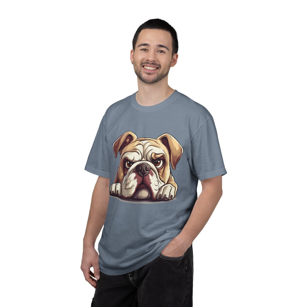 40 Tee - Grumpy Pup Portrait Tee – Unisex Dog Lover Graphic T-Shirt