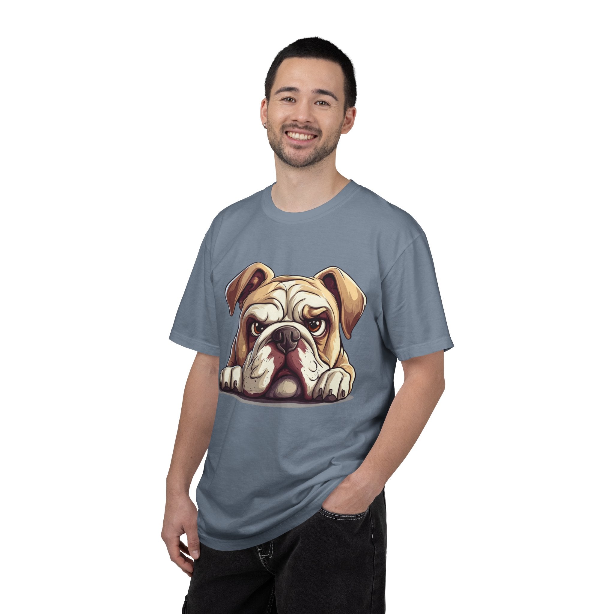 40 Tee - Grumpy Pup Portrait Tee – Unisex Dog Lover Graphic T-Shirt