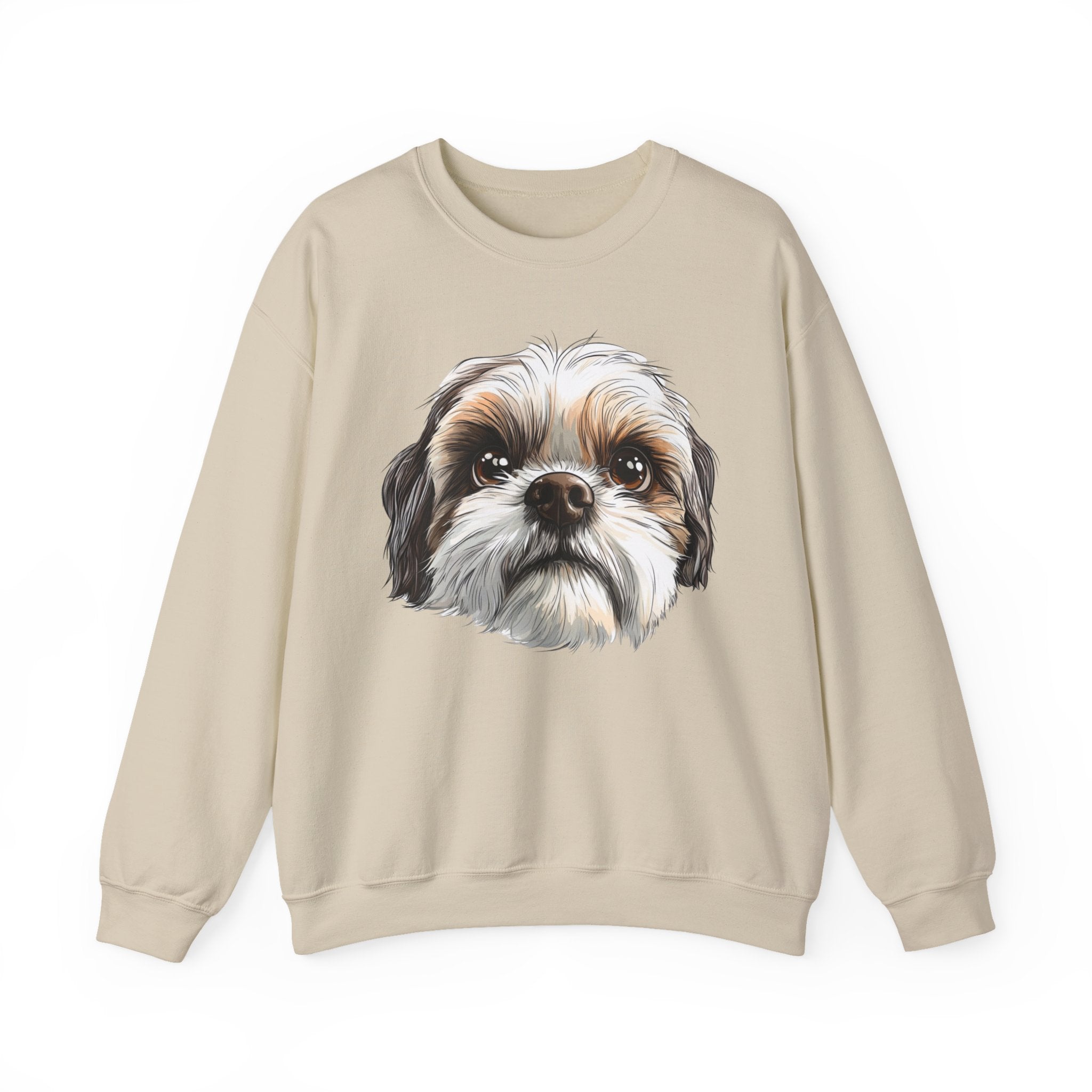 26 Sweatshirt - Shih Tzu Dog Portrait T-Shirt