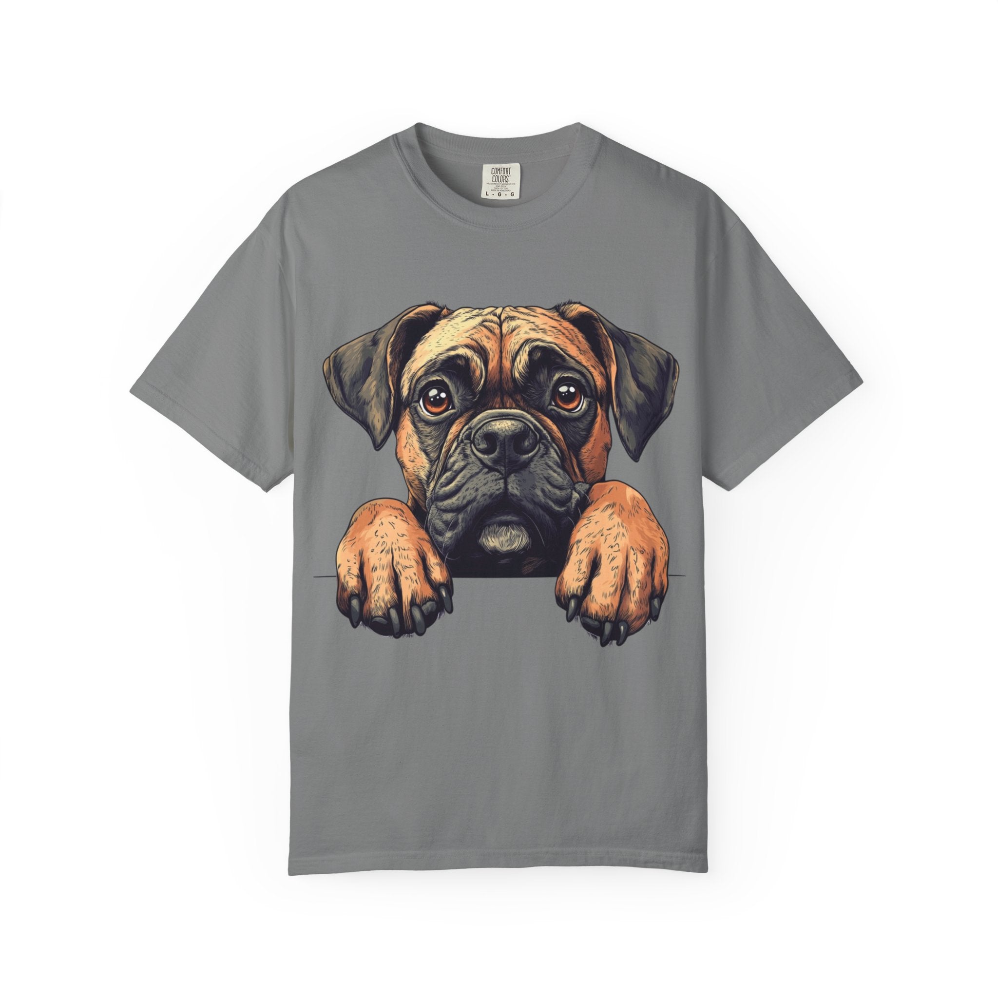 Curious Pup Portrait Tee – Unisex Dog Lover Graphic T-Shirt