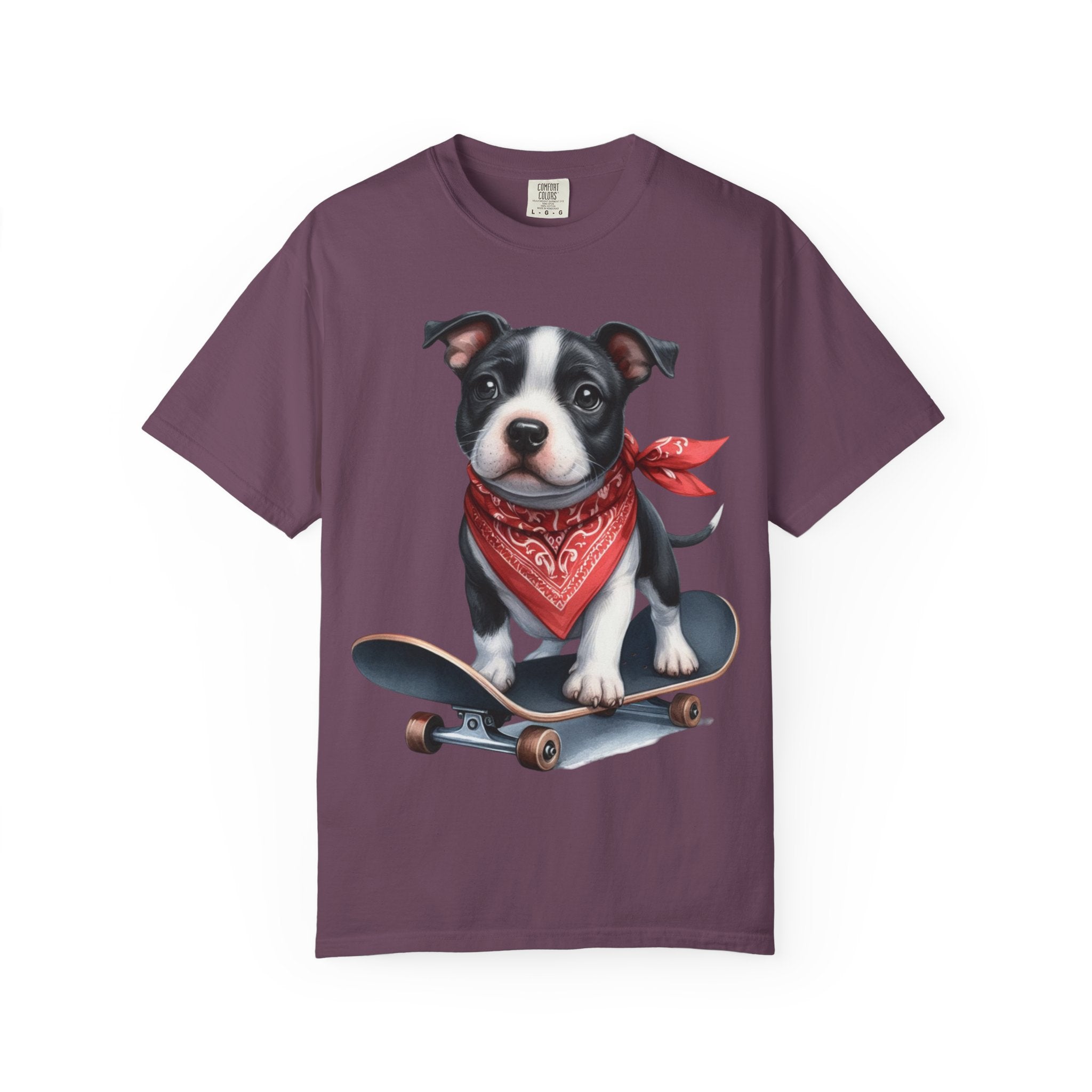 Skater Pup Graphic Tee – Unisex Dog Lover T-Shirt