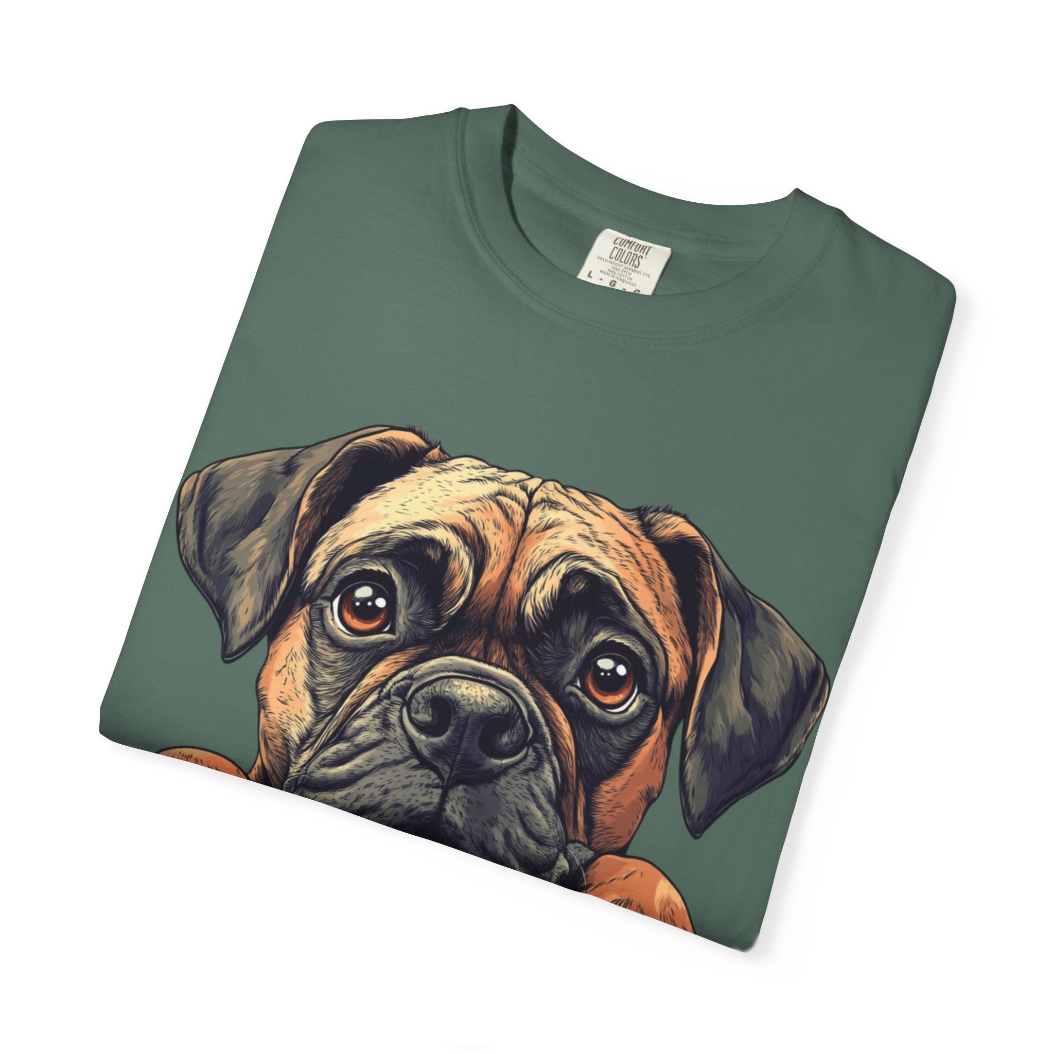 Curious Pup Portrait Tee – Unisex Dog Lover Graphic T-Shirt