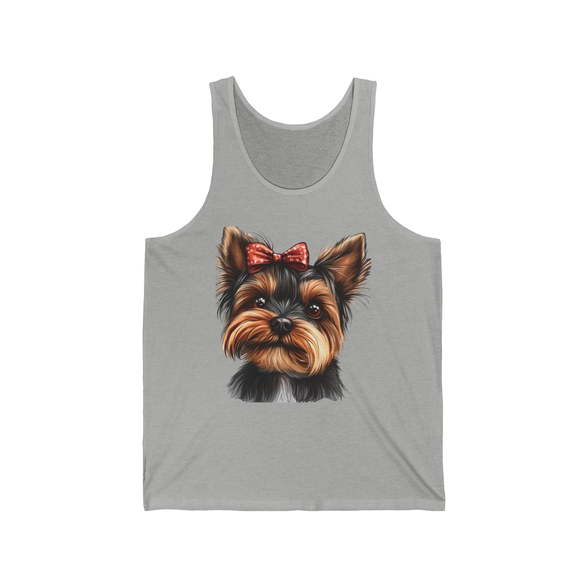 30 Tank - Yorkshire Terrier Portrait | Cute Yorkie Dog Tank Top