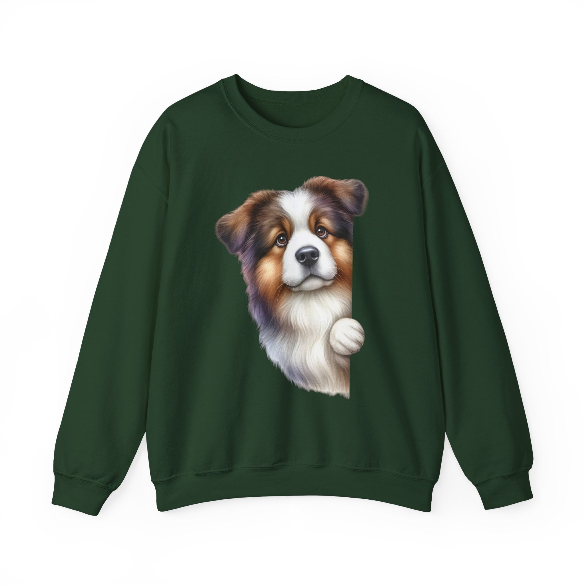 29 Sweatshirt - Australian Shepherd Peekaboo Sweatshirt – Cute Aussie Dog Design