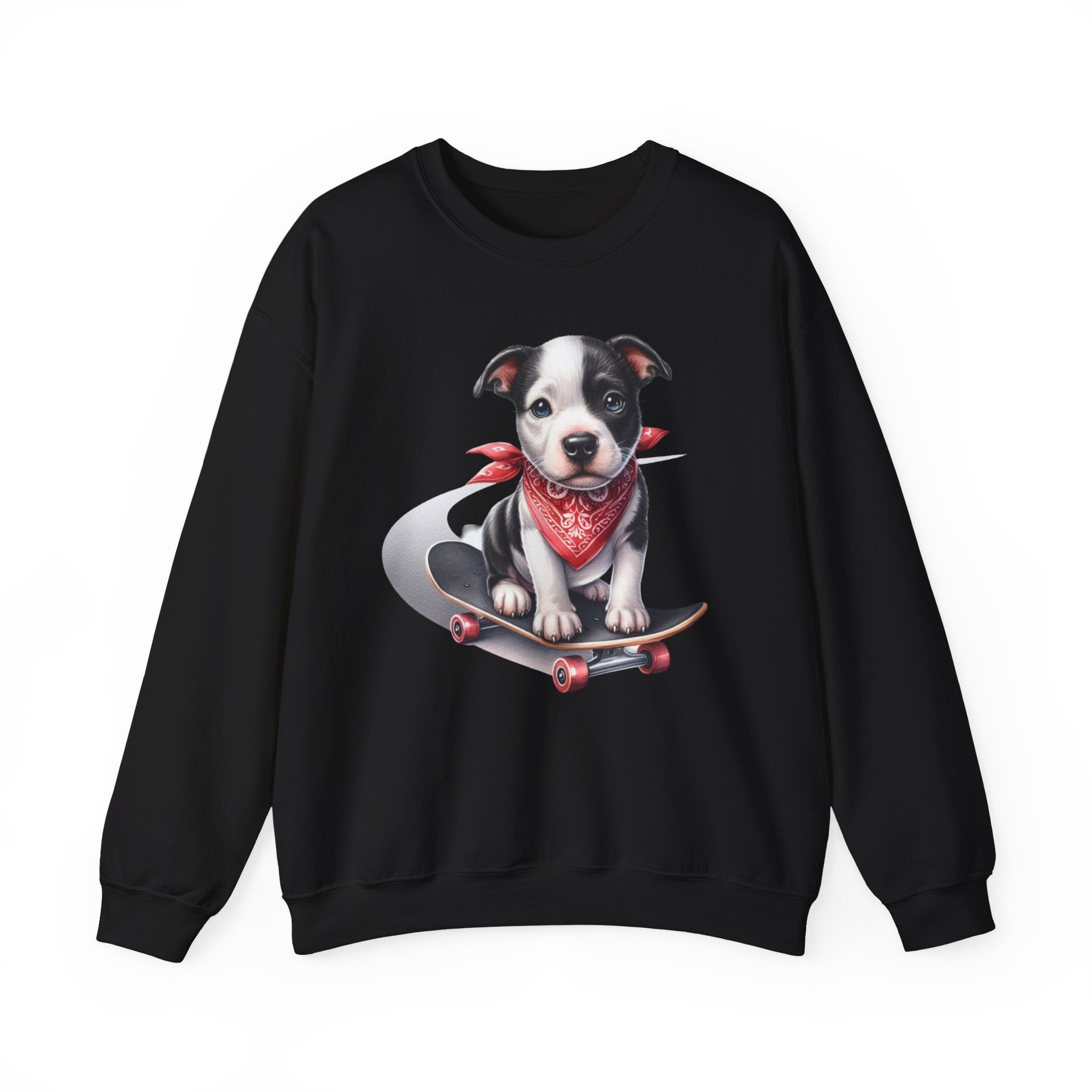 28 Sweatshirt - Skateboarding Puppy T-Shirt – Cute Dog Skater Design