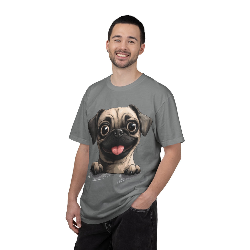 Happy Pup Portrait Tee – Unisex Dog Lover Graphic T-Shirt