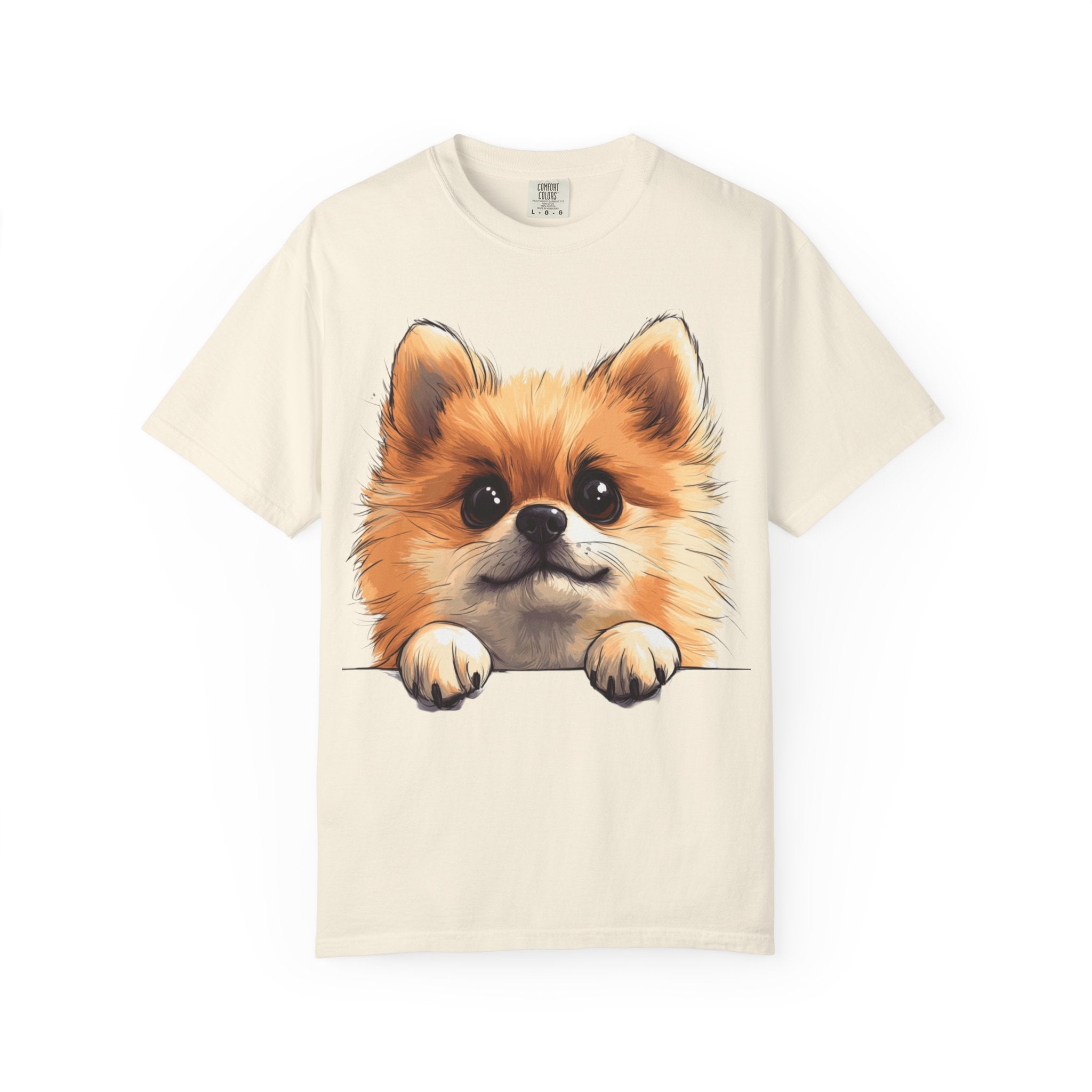 Soft Eyes Dog Portrait Tee – Unisex Dog Lover Graphic T-Shirt