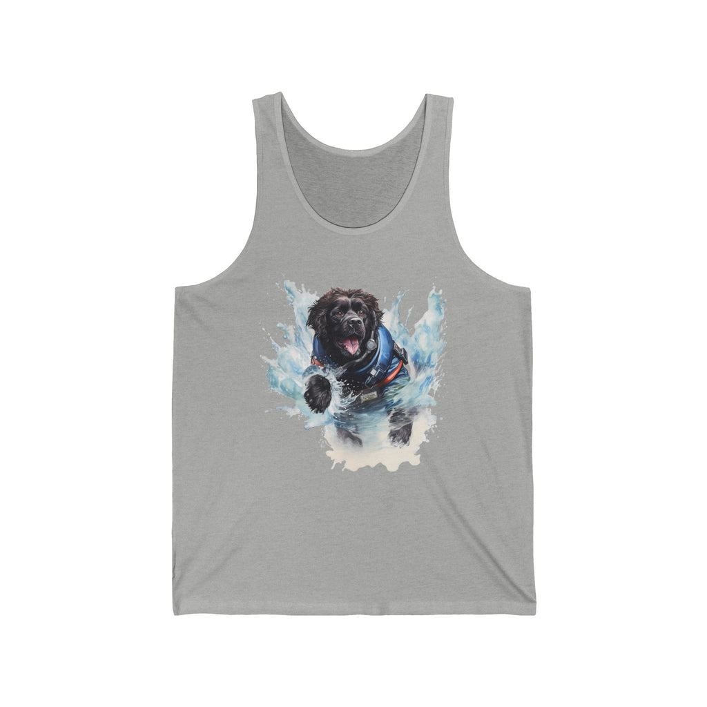 17 Tank - Newfoundland Water Rescue Dog | Lifeguard Newfie Tank Top