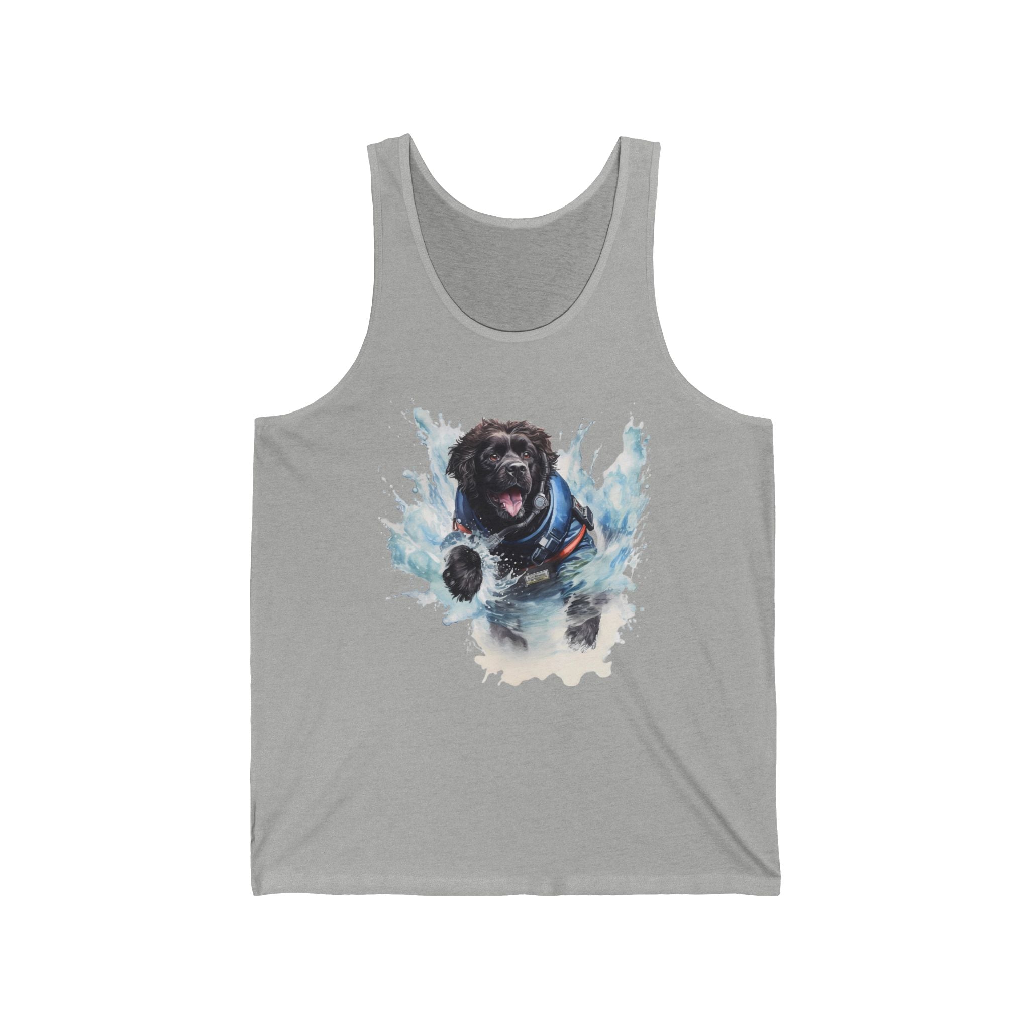 17 Tank - Newfoundland Water Rescue Dog | Lifeguard Newfie Tank Top