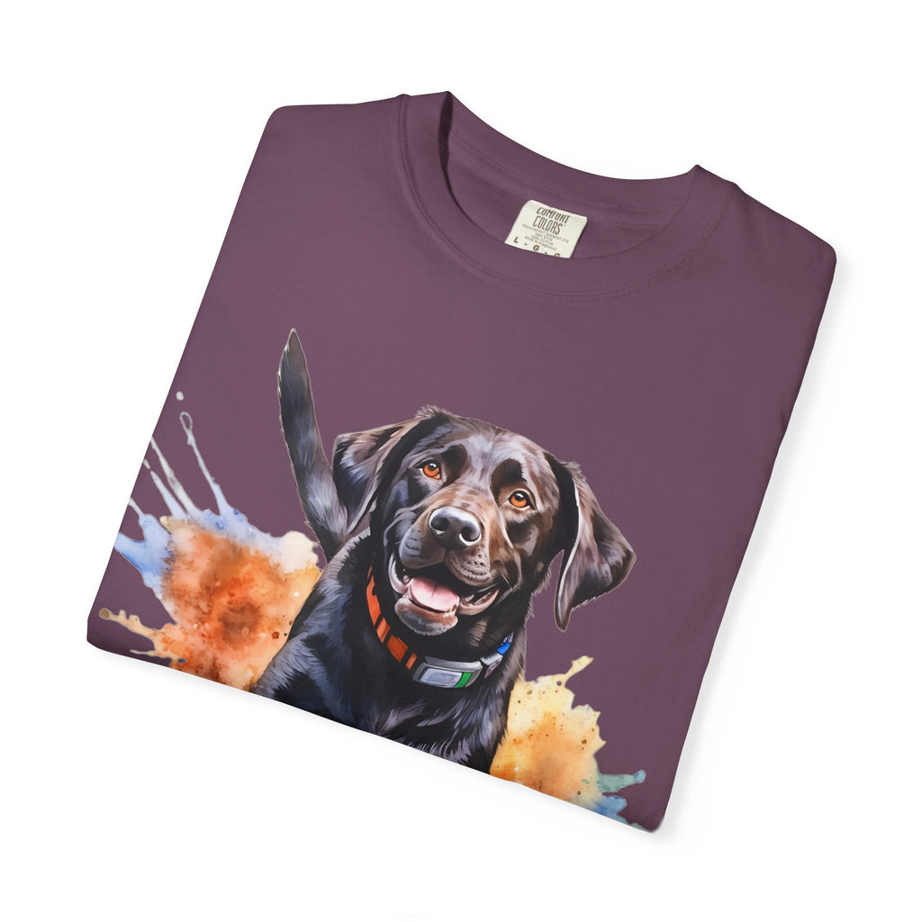 Happy Run Labrador Tee – Unisex Dog Lover Graphic T-Shirt