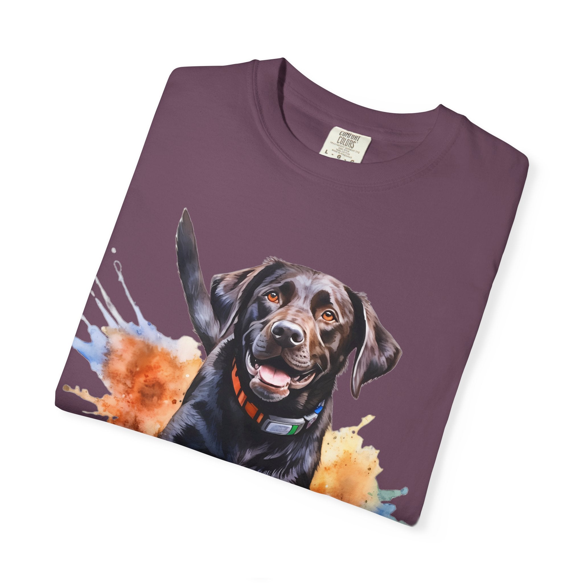 Happy Run Labrador Tee – Unisex Dog Lover Graphic T-Shirt