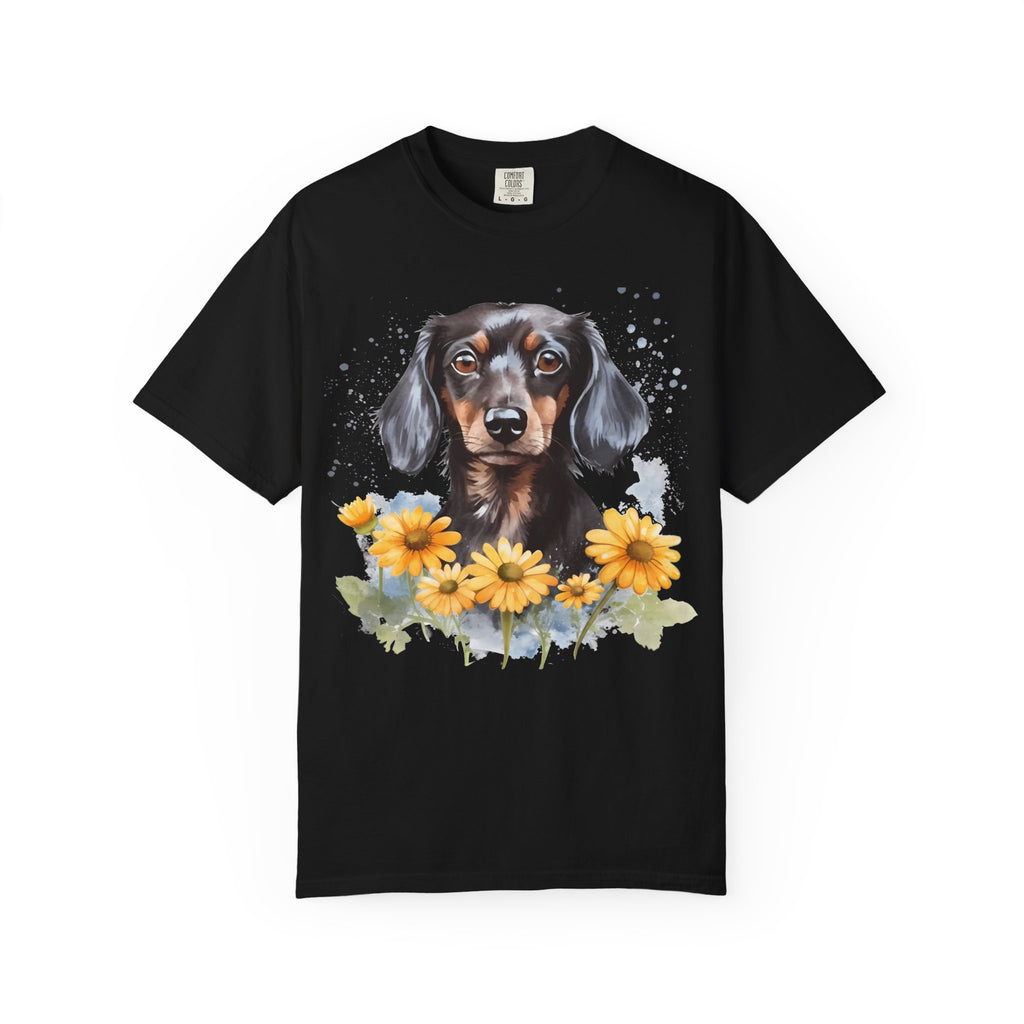Petals & Paws Tee – Unisex Dog Lover Graphic T-Shirt