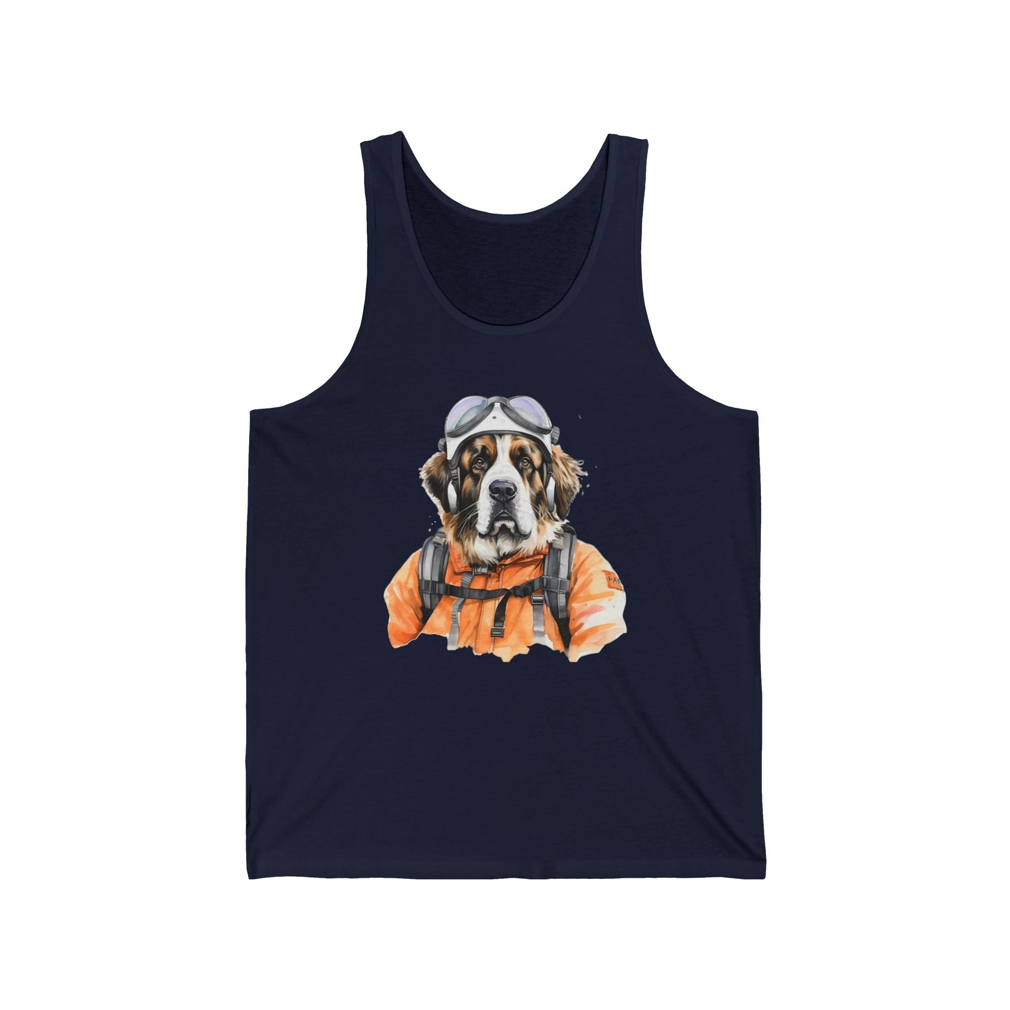 12 Tank - Saint Bernard Rescue Dog | Mountain Rescue Saint Tank Top