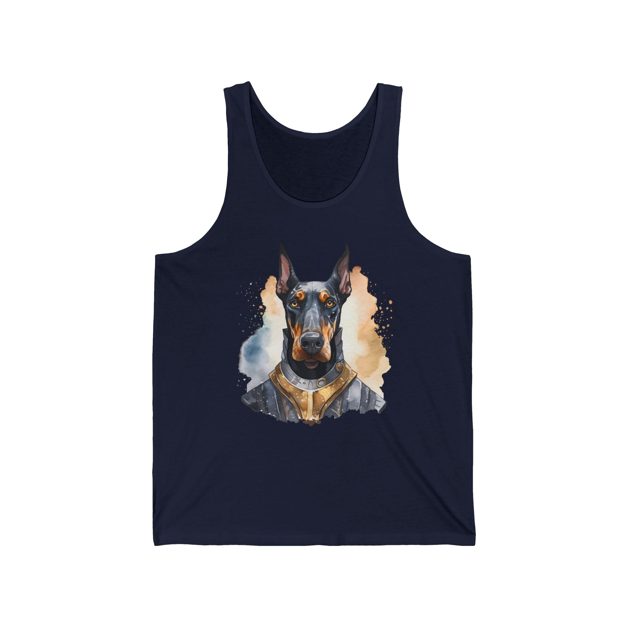 16 Tank - Doberman Pinscher Portrait | Strong Breed Dog Tank Top