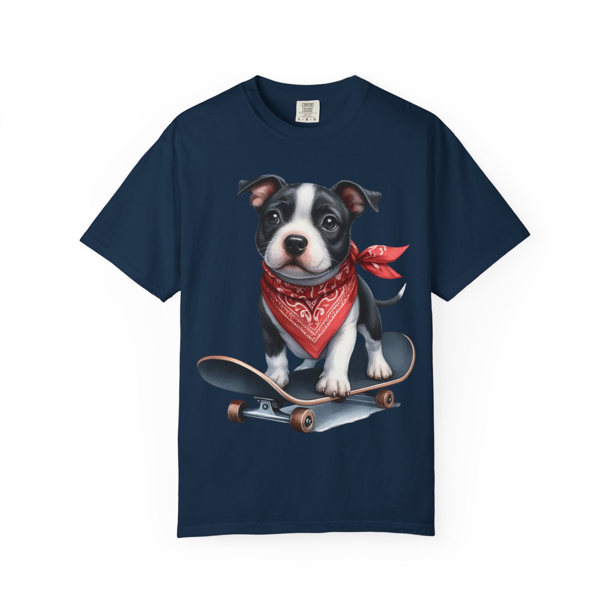 Skater Pup Graphic Tee – Unisex Dog Lover T-Shirt