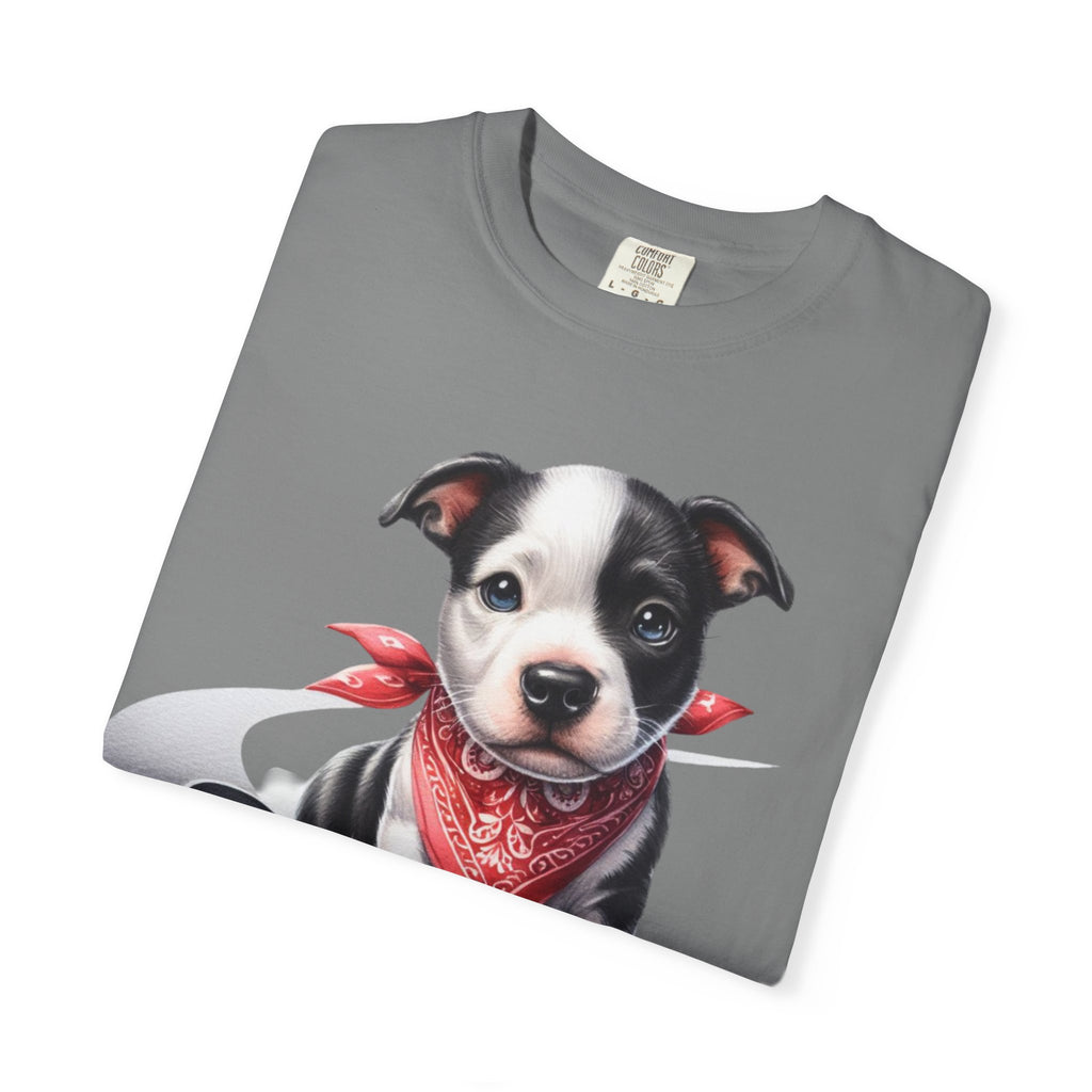 28 Tee - Skater Pup Portrait Tee – Unisex Dog Lover Graphic T-Shirt