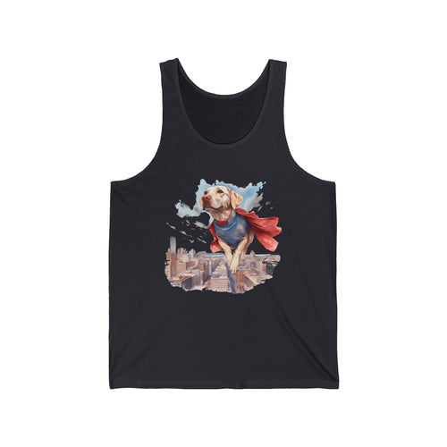14 Tank - Superhero Labrador Retriever | Flying Lab Dog Tank Top