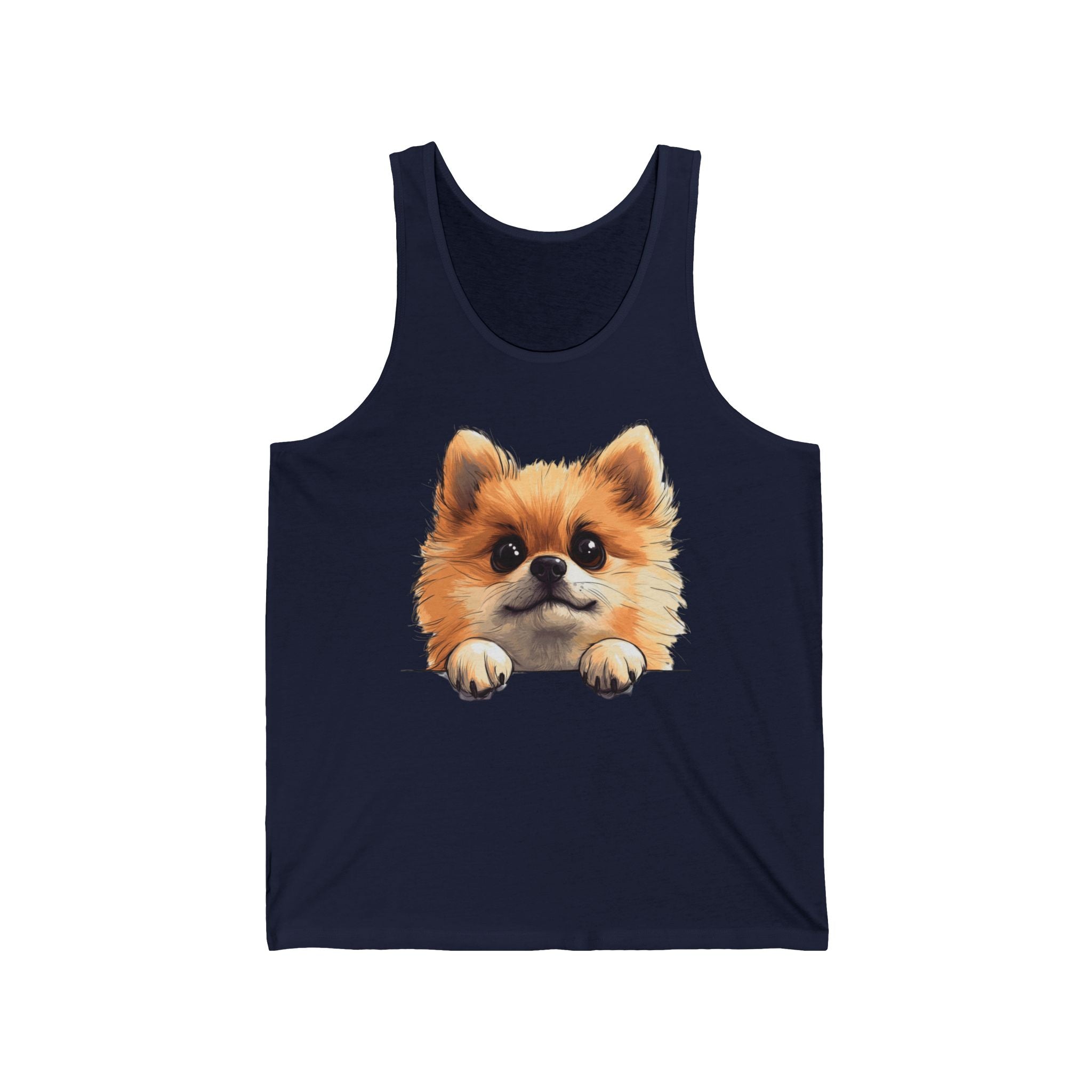 34 Tank - Pomeranian Peek | Wildsyde Dog Tank Top