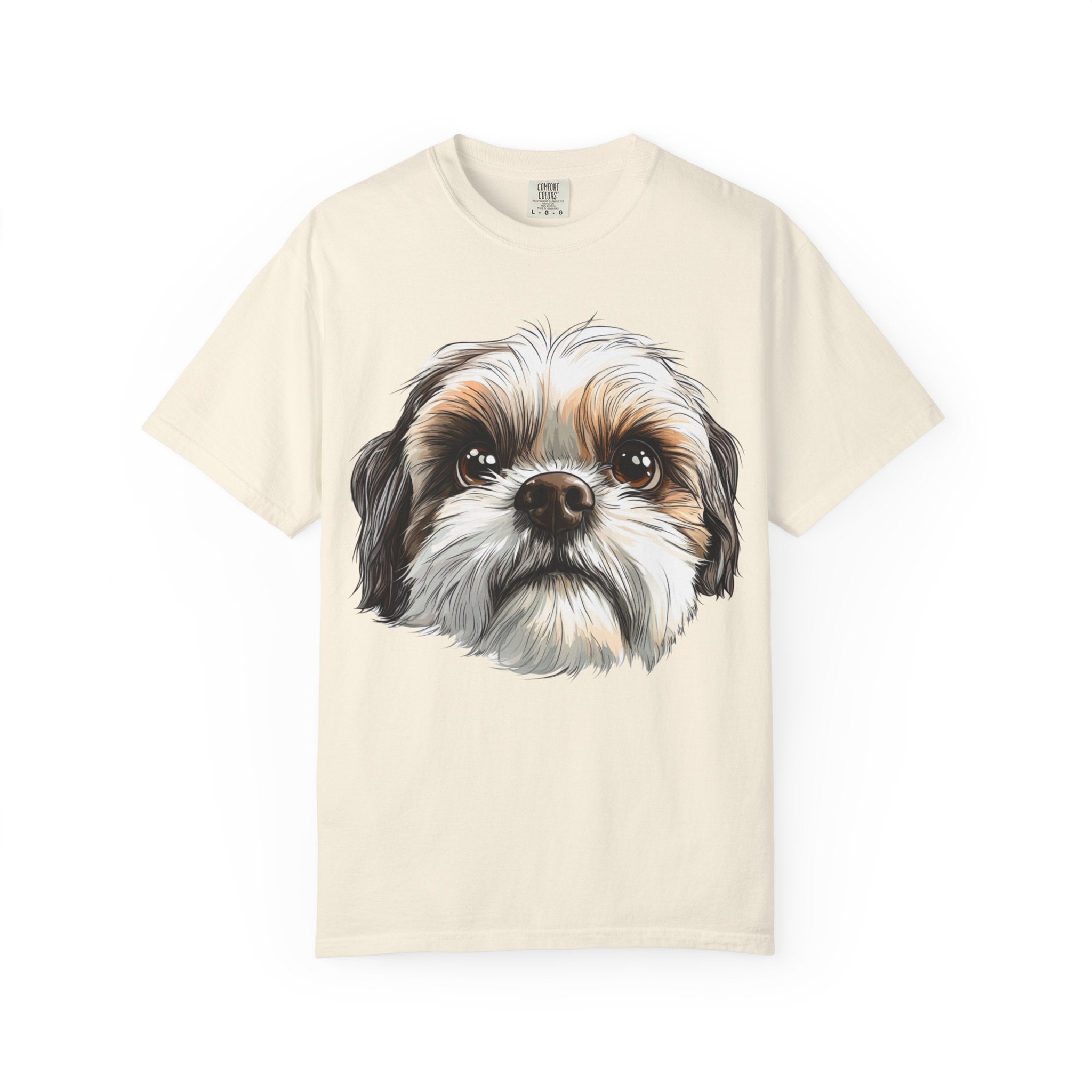 Soulful Pup Portrait Tee – Unisex Dog Lover Graphic T-Shirt