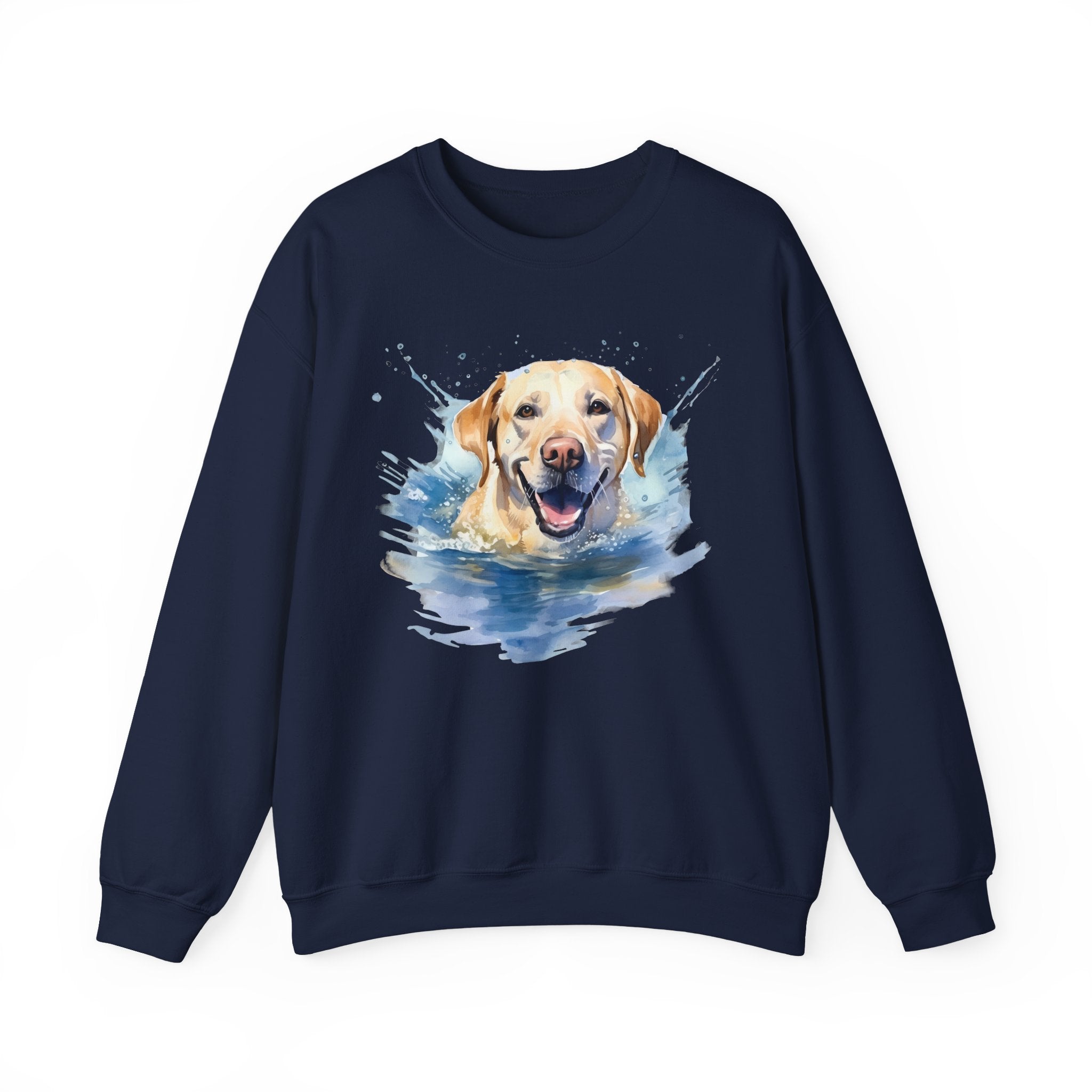42 Sweatshirt -Happy Labrador Sweatshirt | Lab Retriever Crewneck | Water Dog Sweatshirt | Funny Lab Lover Gift | Wildsyde Apparel
