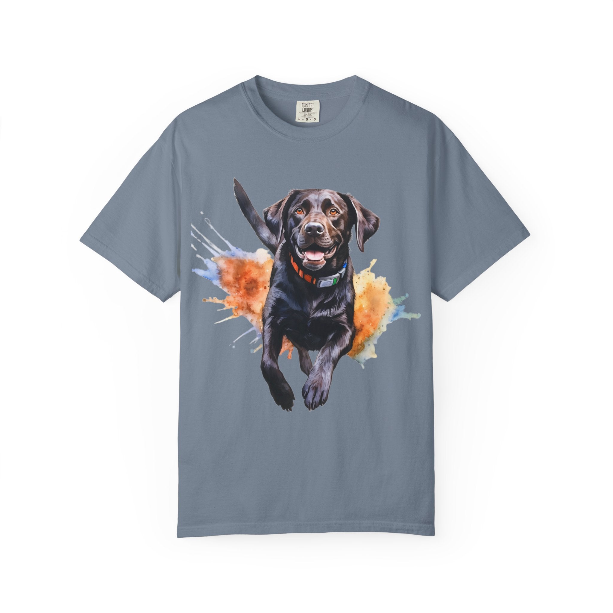 Happy Run Labrador Tee – Unisex Dog Lover Graphic T-Shirt