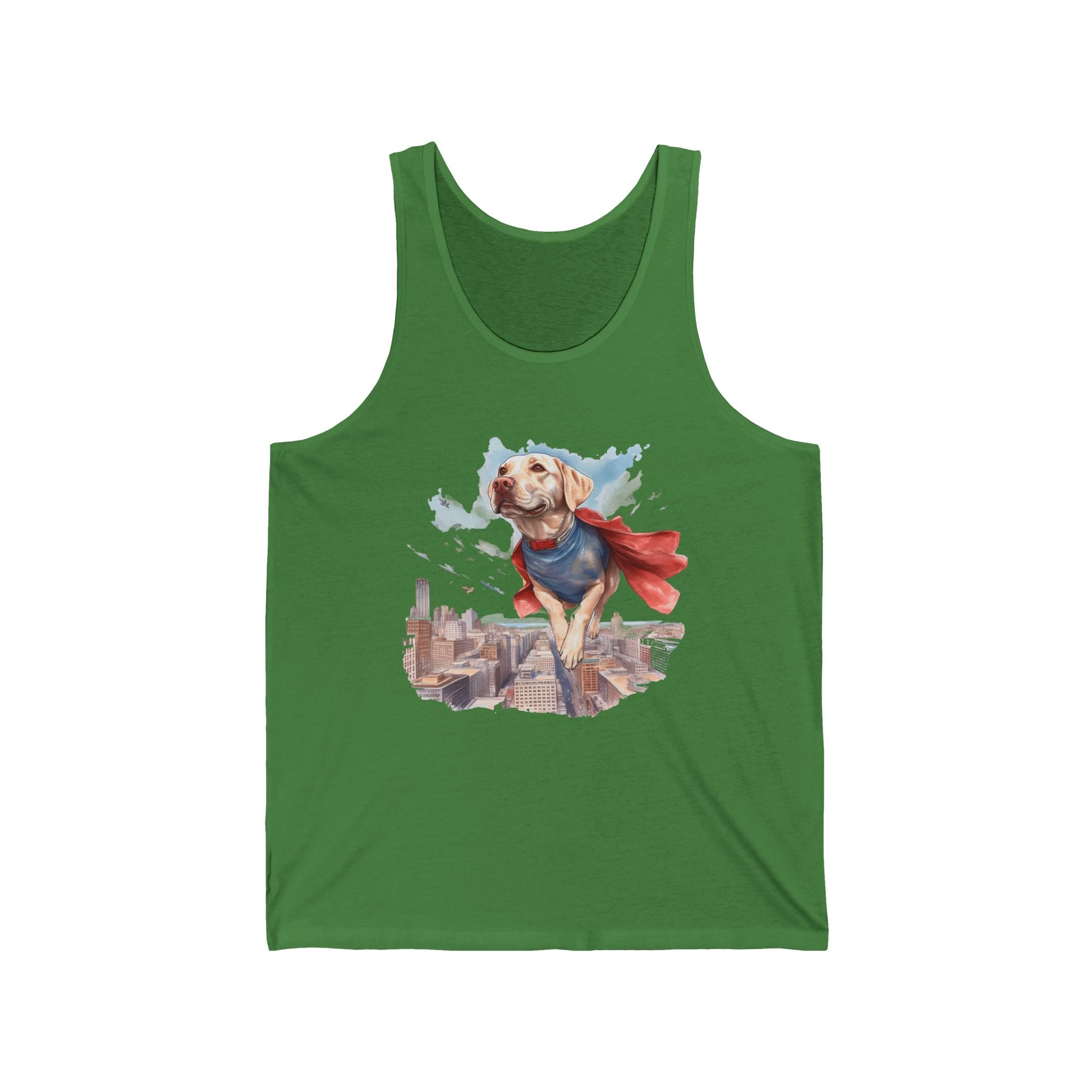 14 Tank - Superhero Labrador Retriever | Flying Lab Dog Tank Top