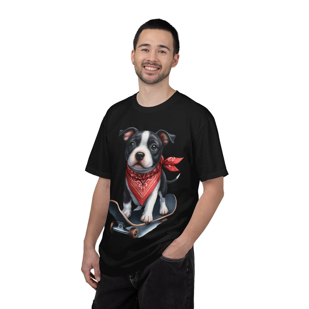 33 Tee - Skater Pup Graphic Tee – Unisex Dog Lover T-Shirt