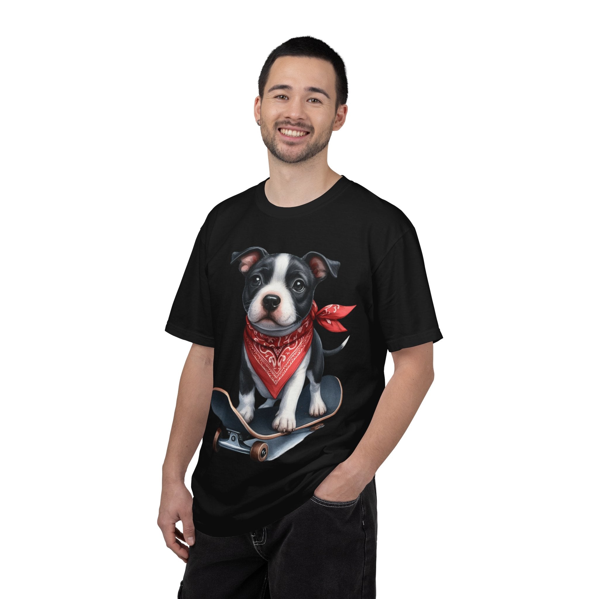 33 Tee - Skater Pup Graphic Tee – Unisex Dog Lover T-Shirt
